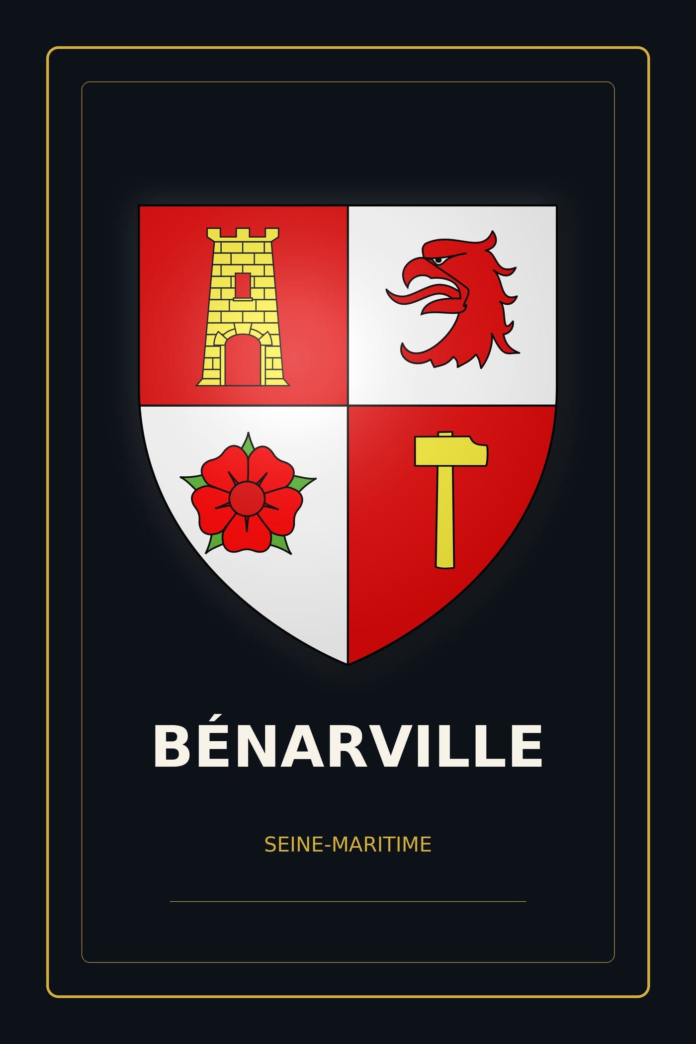 Blason de Bénarville