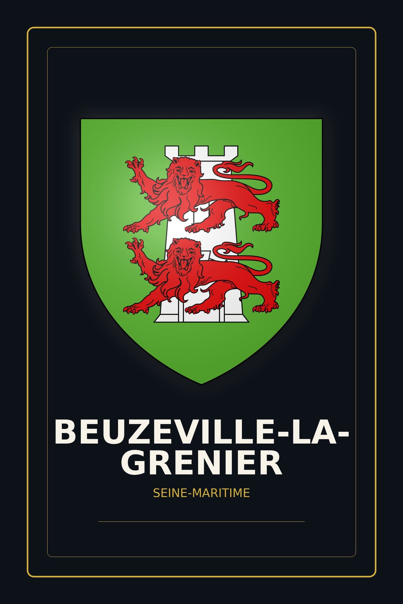 Blason de Beuzeville-la-Grenier