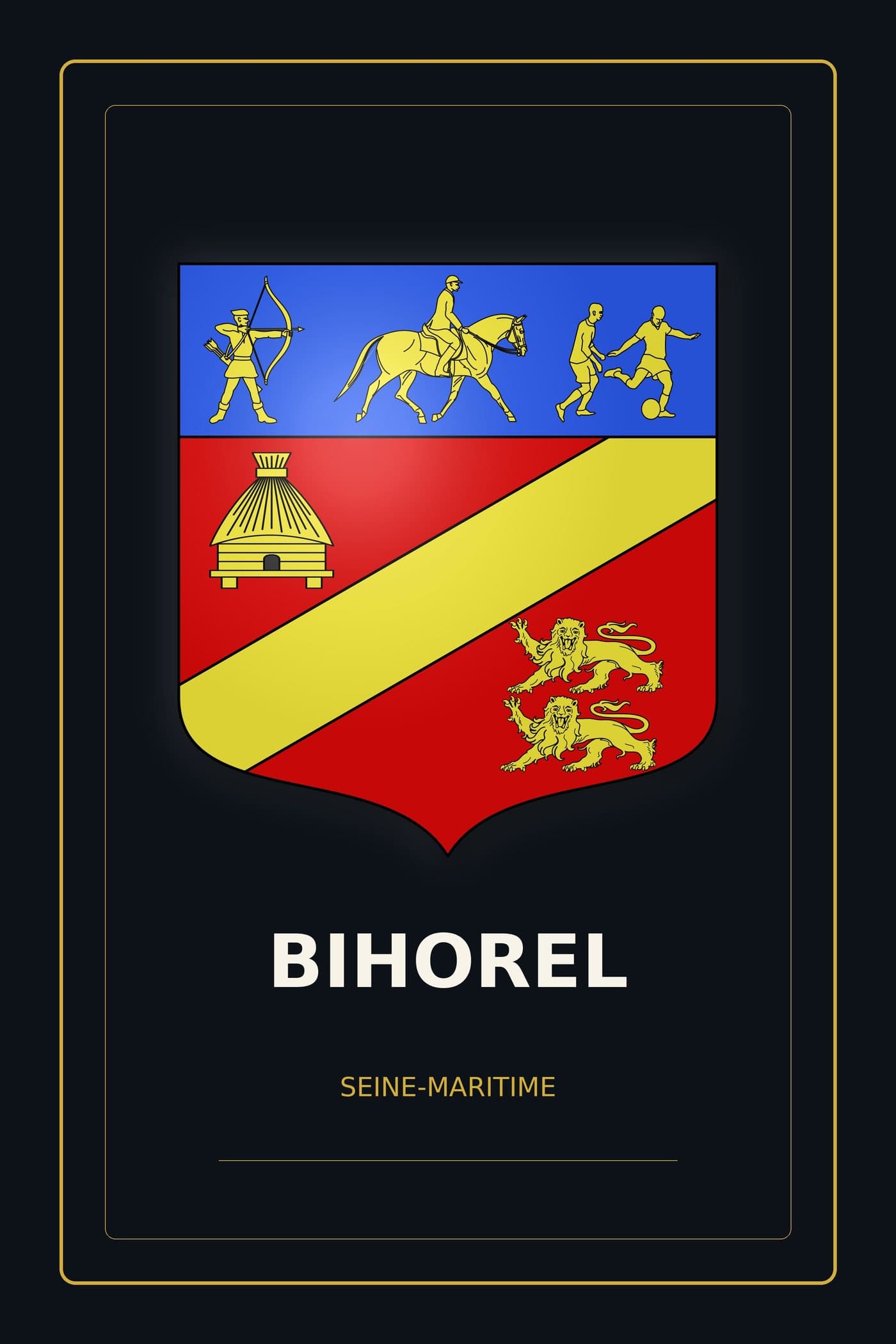 Blason de Bihorel
