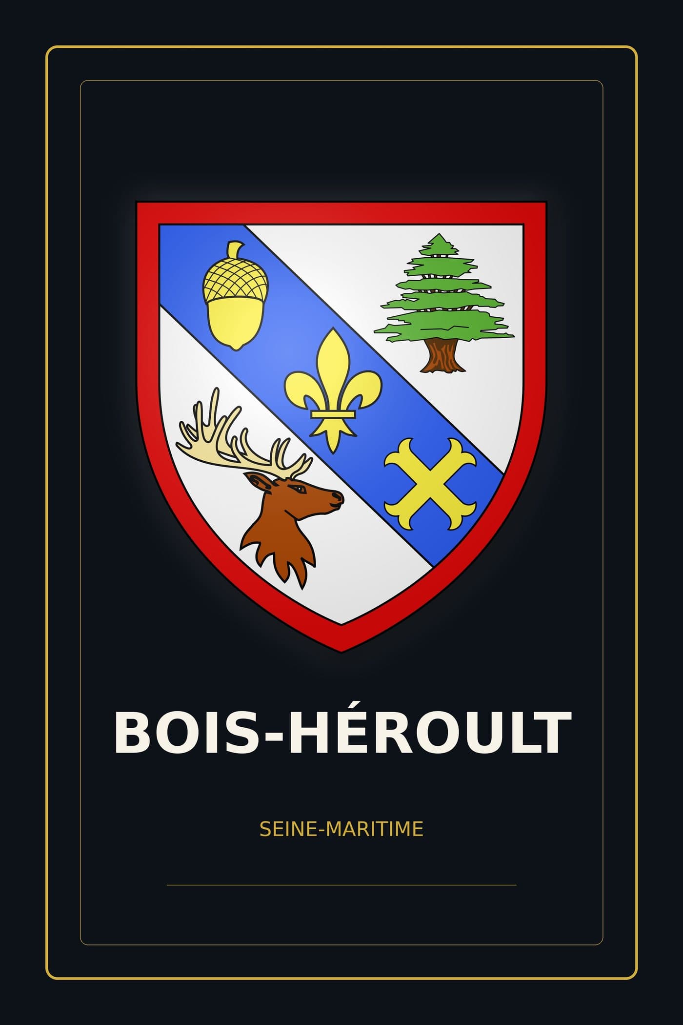Blason de Bois-Héroult