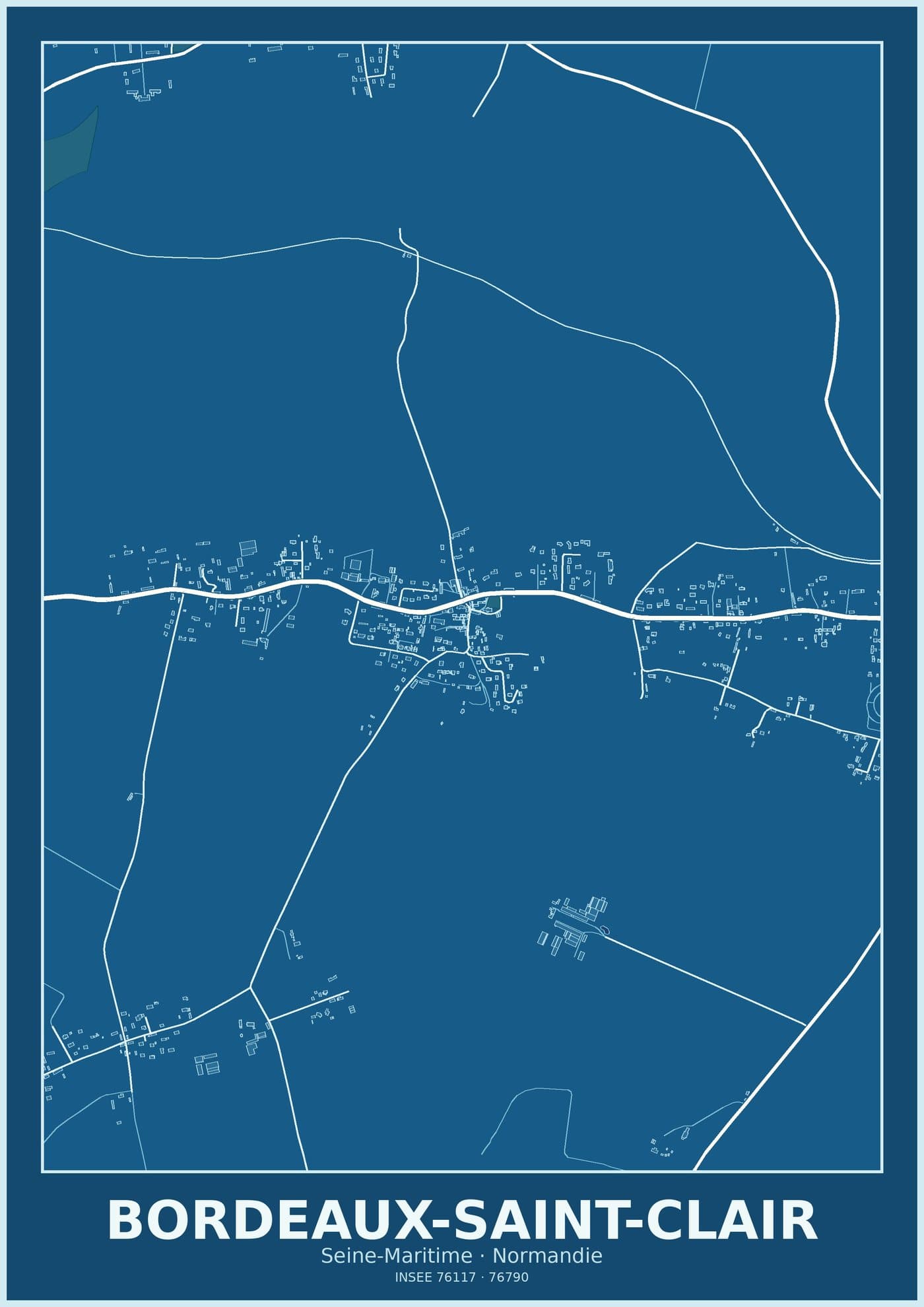Plan de Bordeaux-Saint-Clair