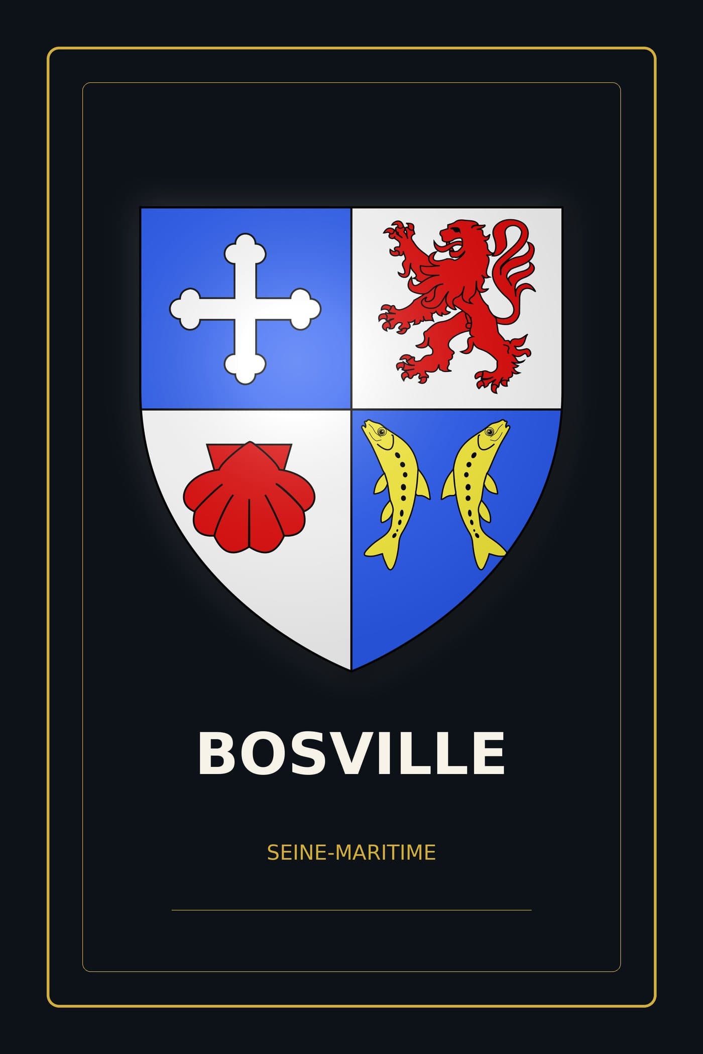 Blason de Bosville