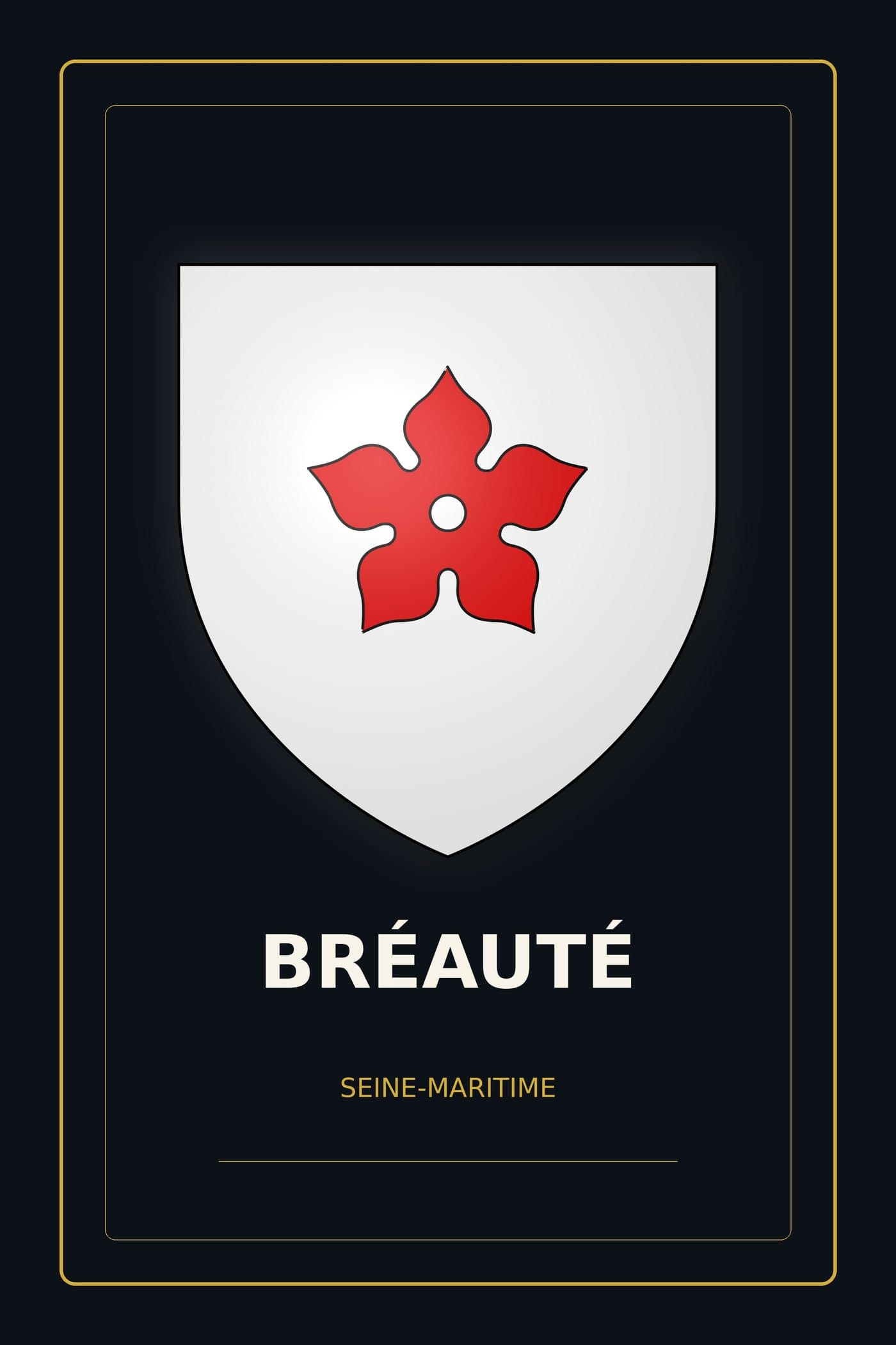 Blason de Bréauté