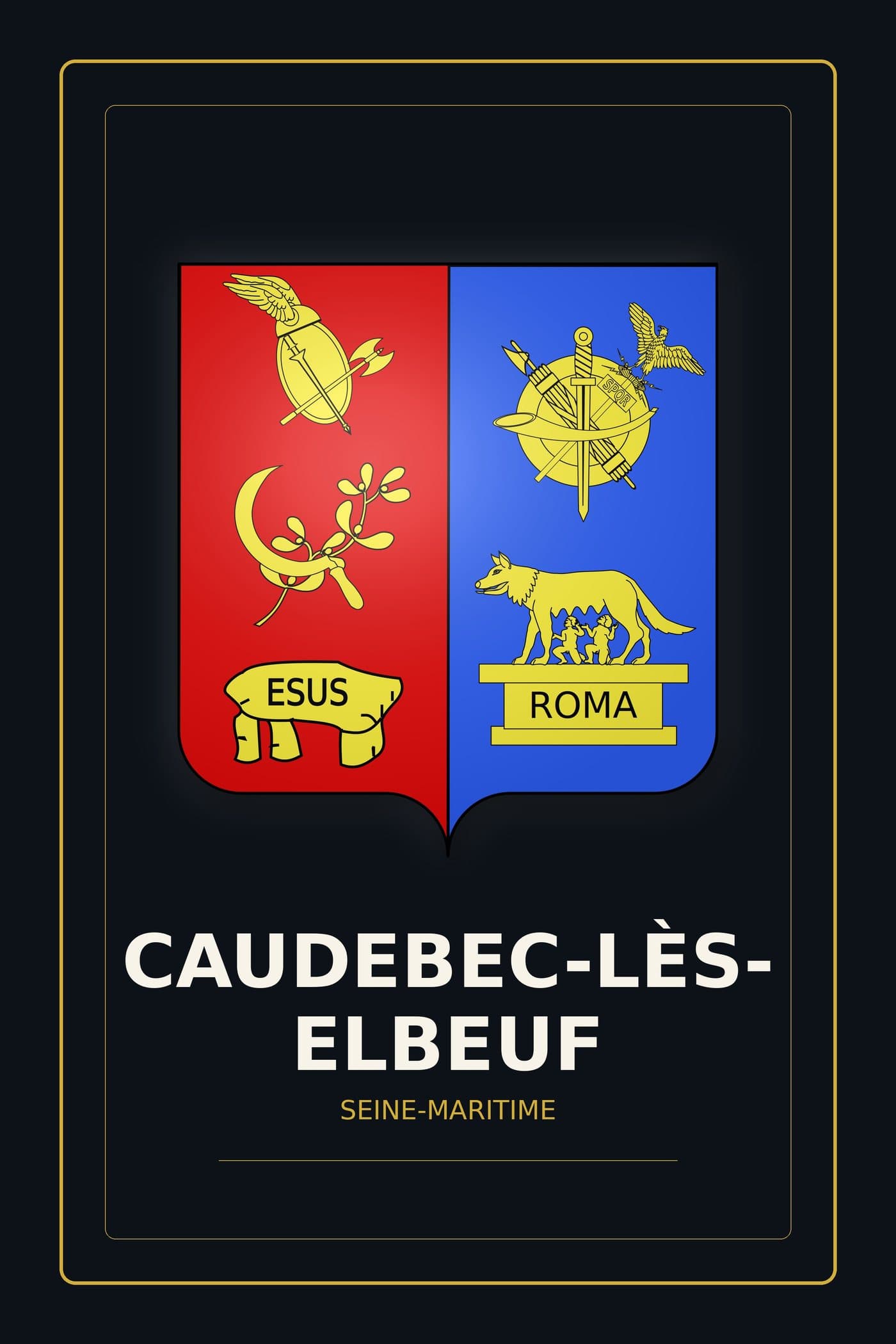 Blason de Caudebec-lès-Elbeuf