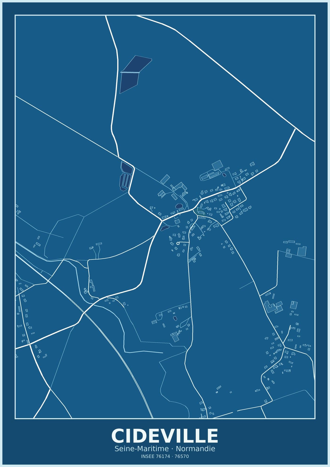 Plan de Cideville