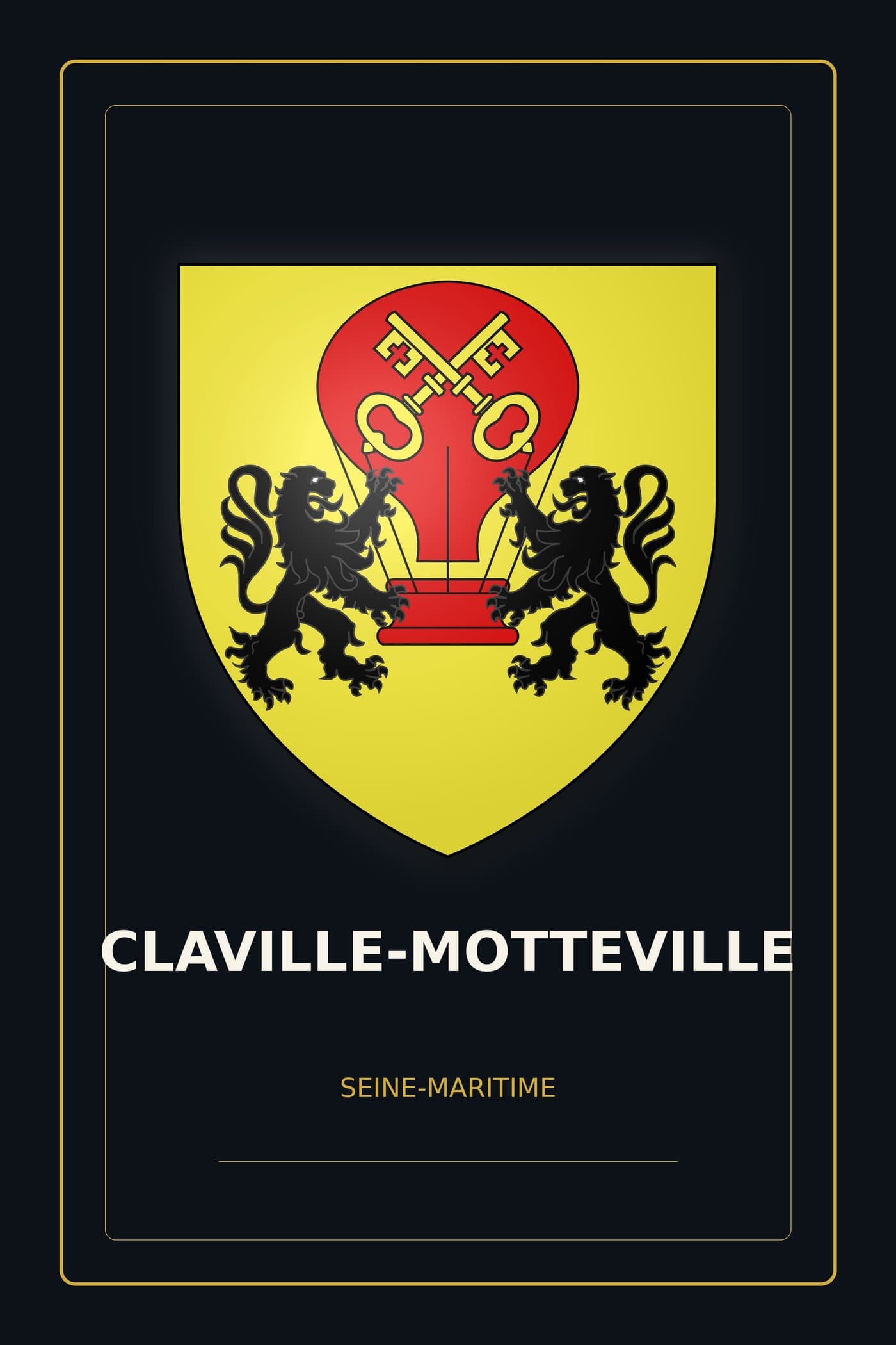 Blason de Claville-Motteville