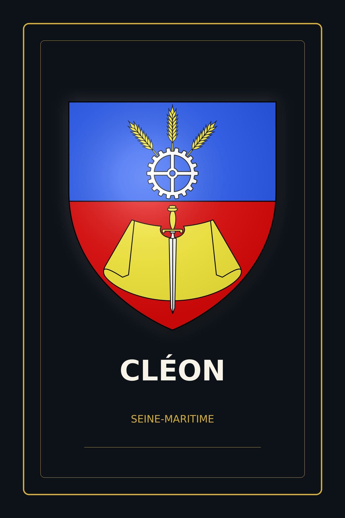 Blason de Cléon