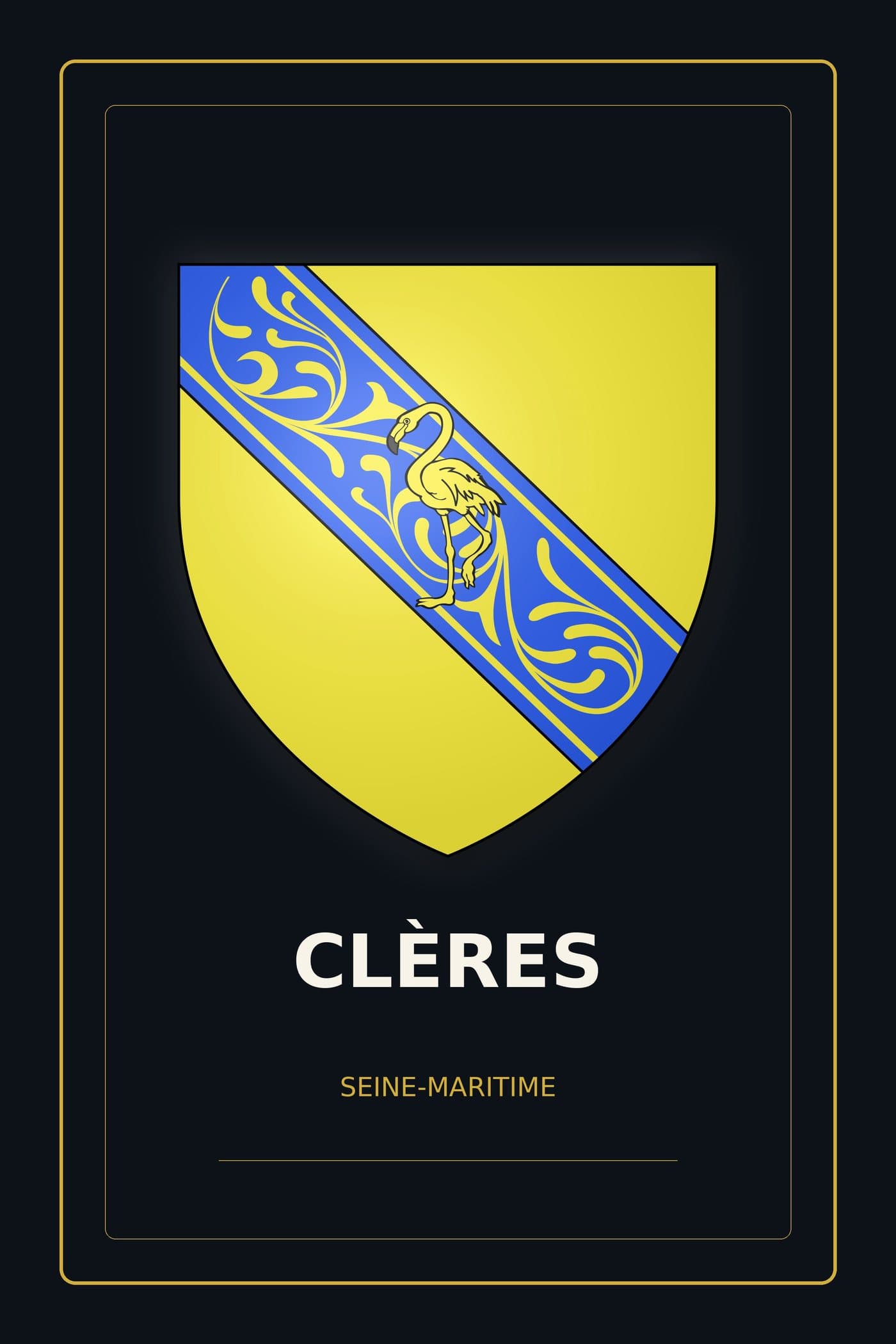 Blason de Clères