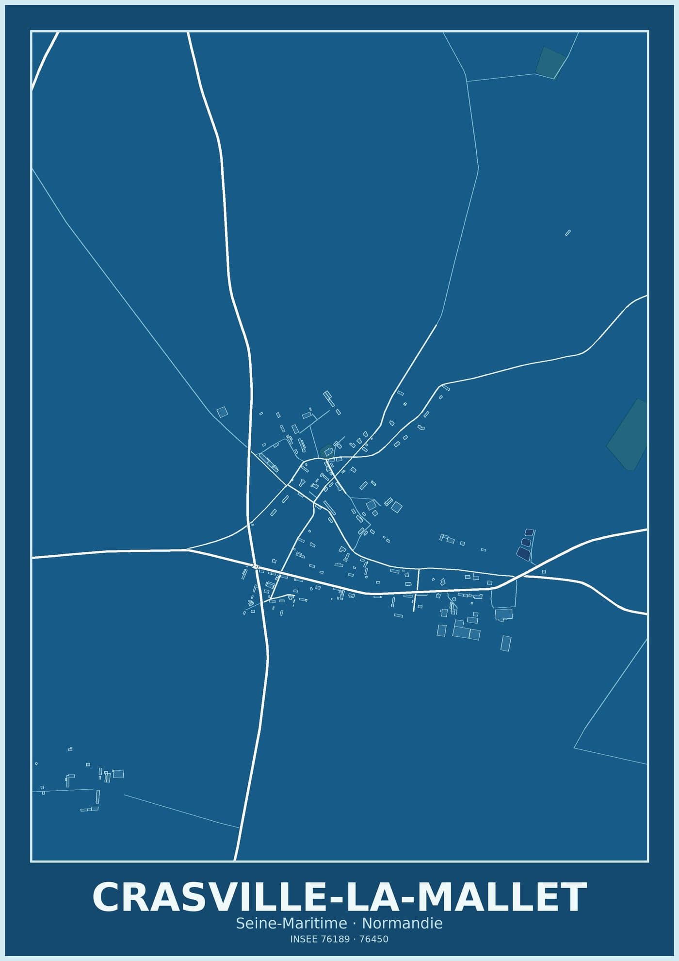 Plan de Crasville-la-Mallet