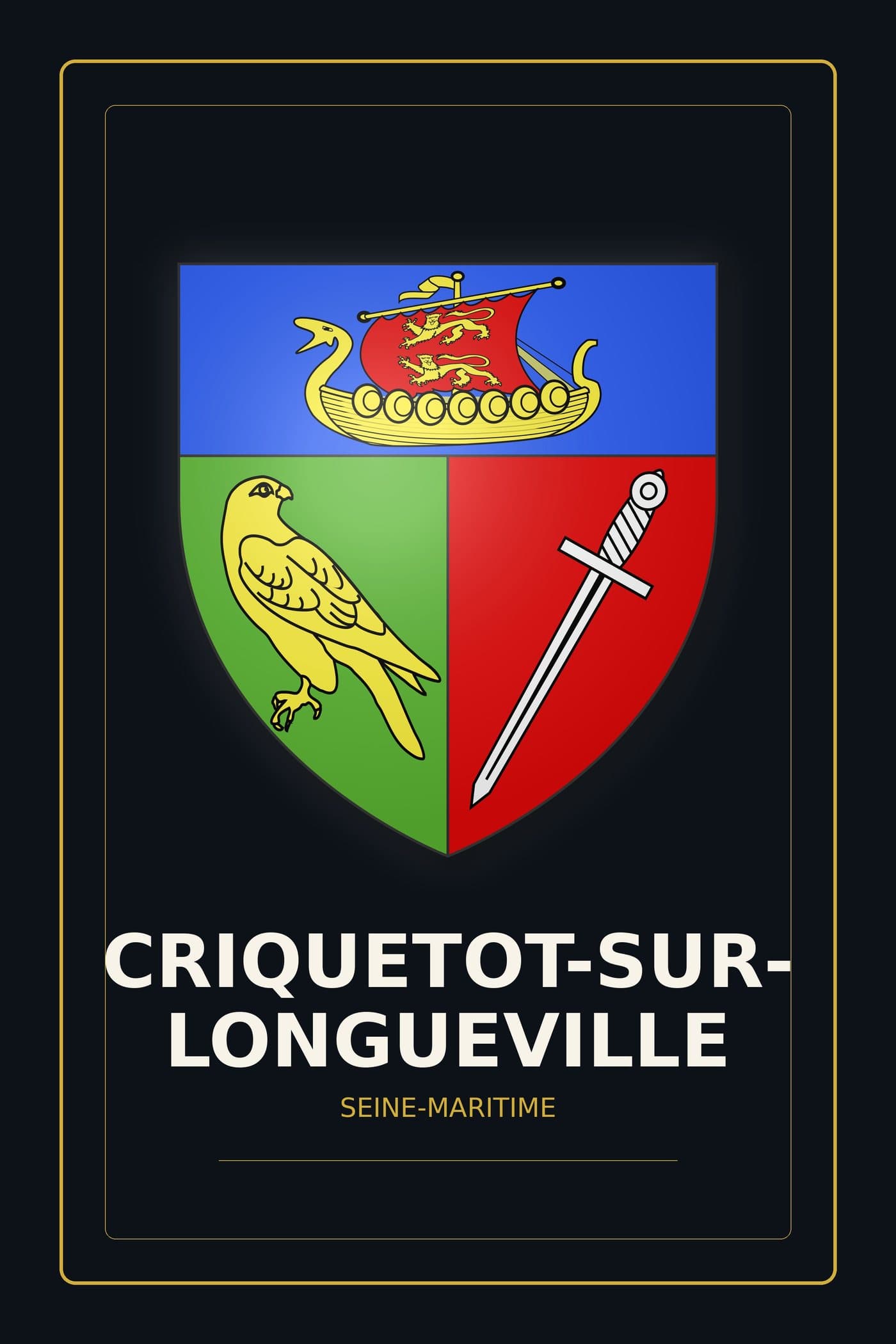 Blason de Criquetot-sur-Longueville