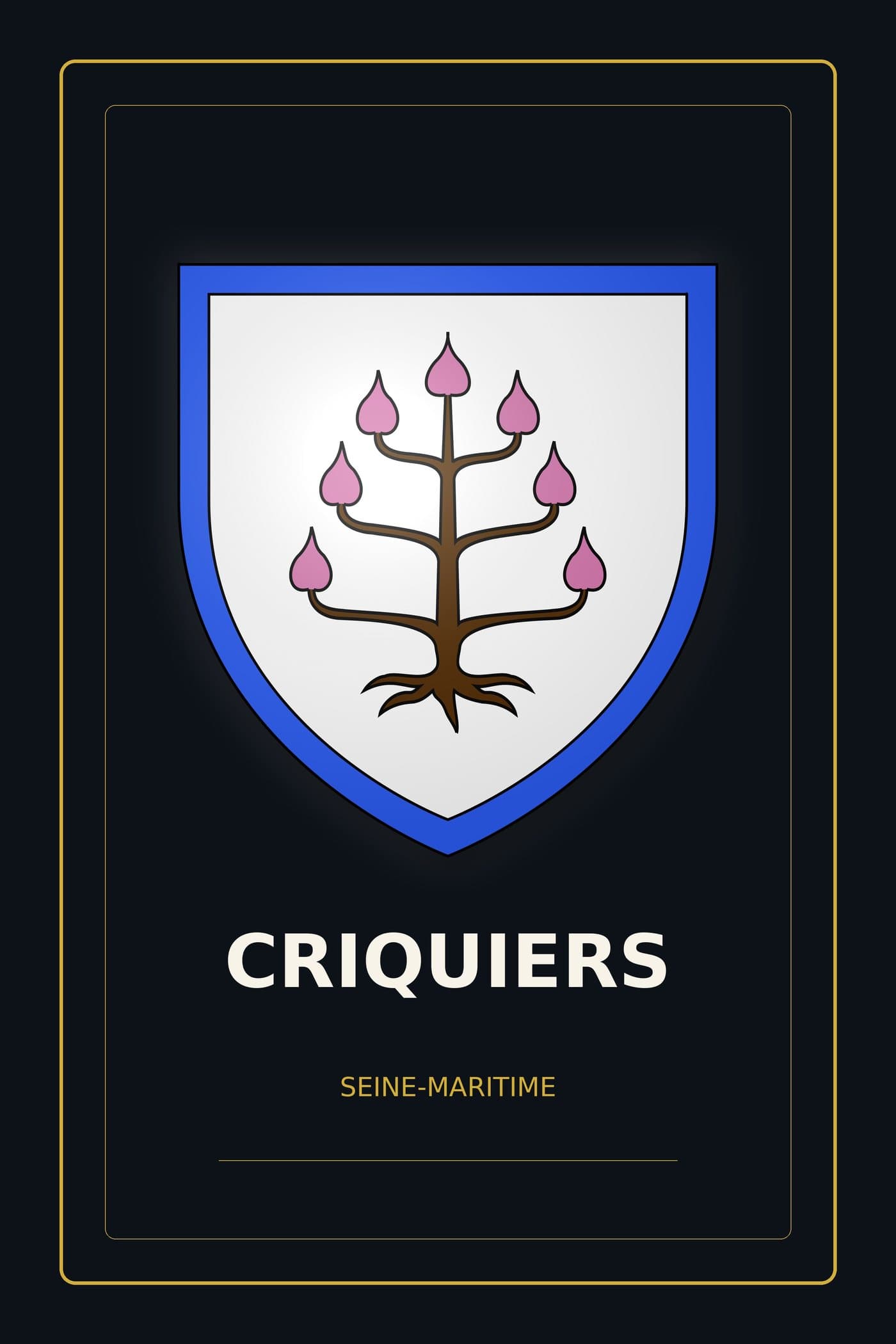Blason de Criquiers