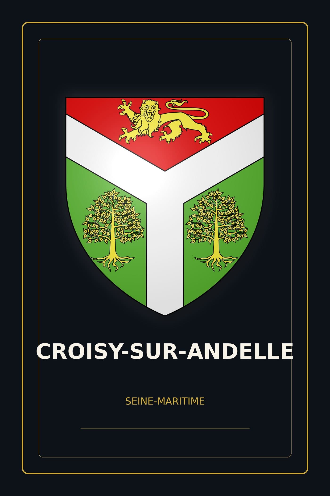 Blason de Croisy-sur-Andelle
