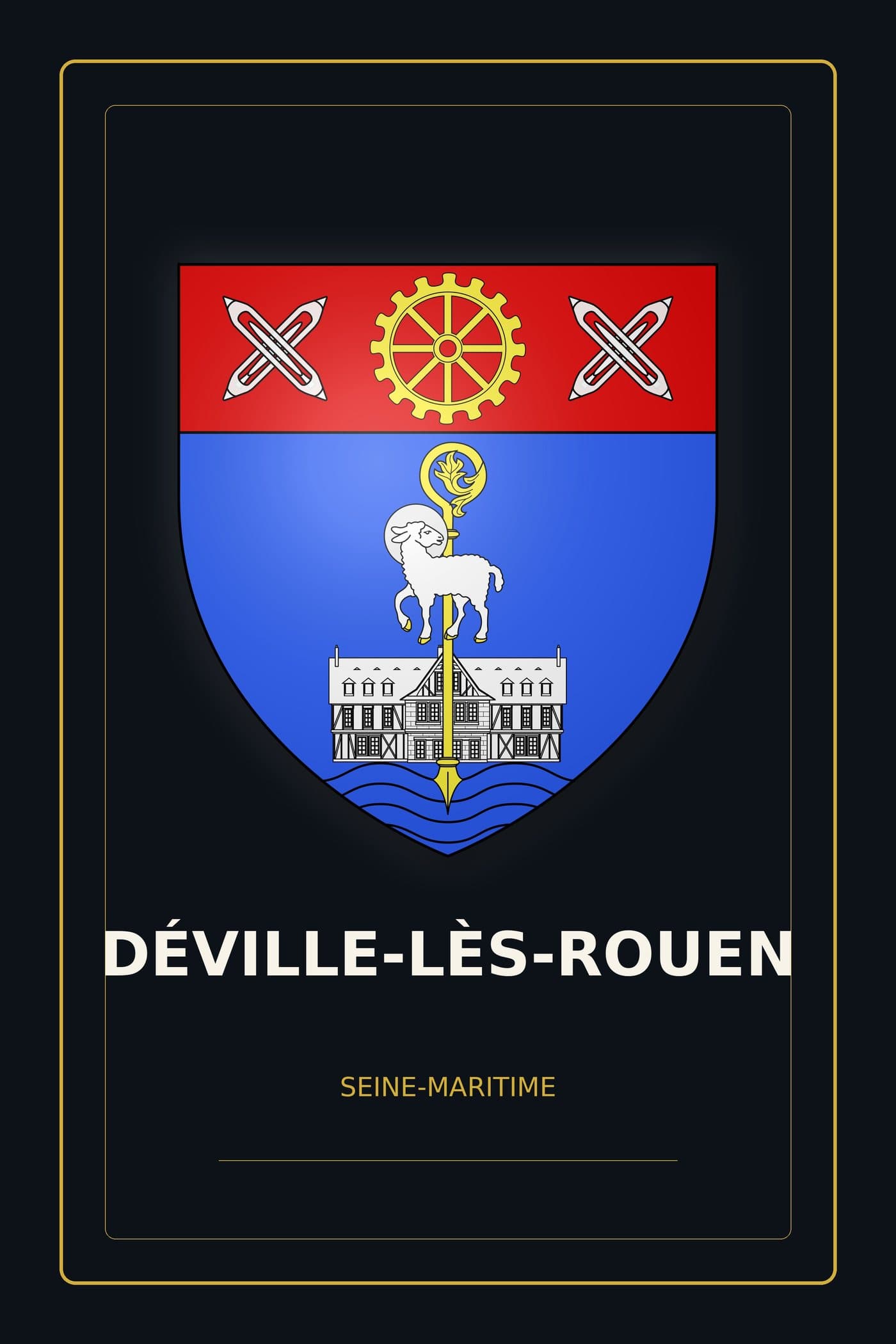 Blason de Déville-lès-Rouen