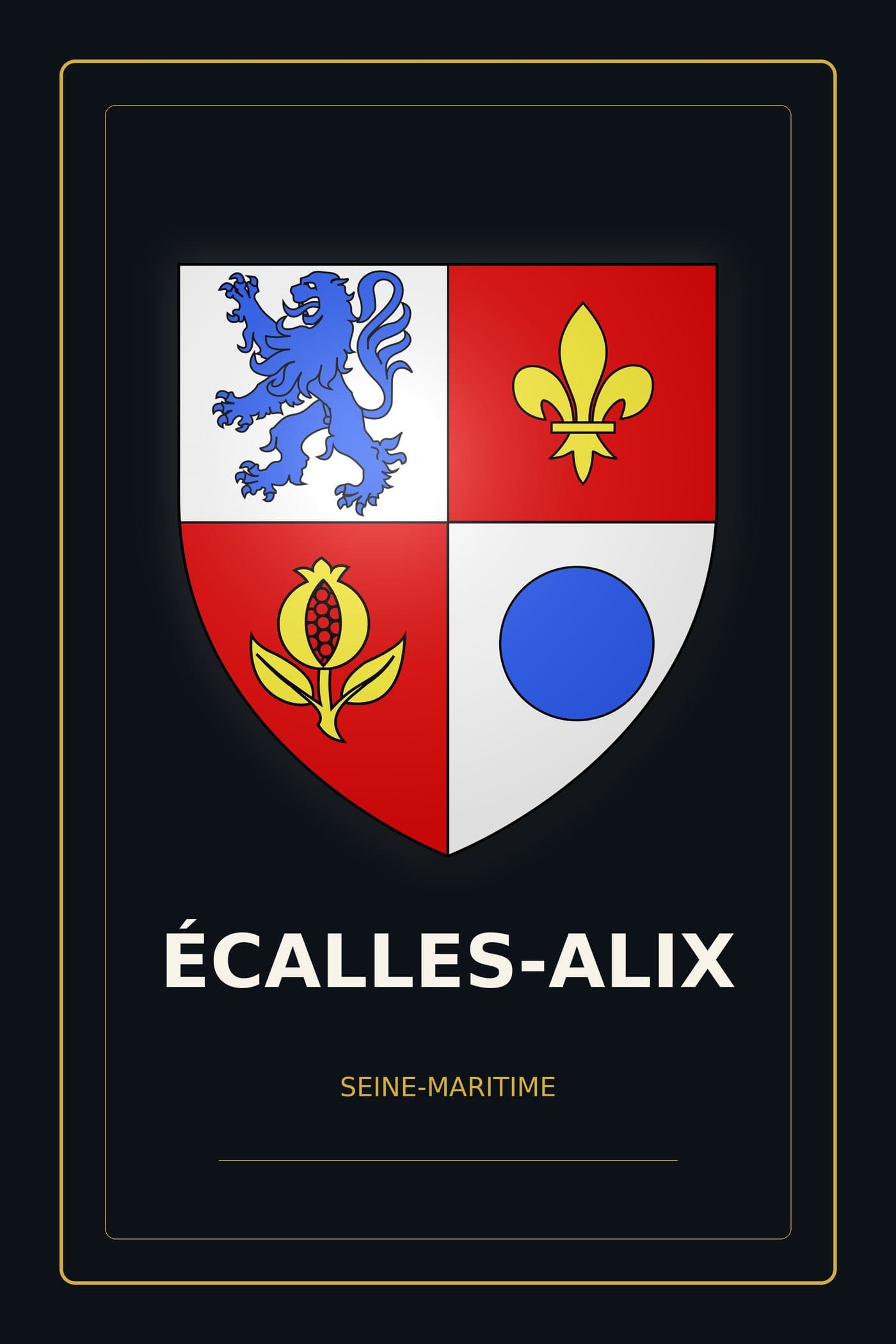 Blason d'Écalles-Alix