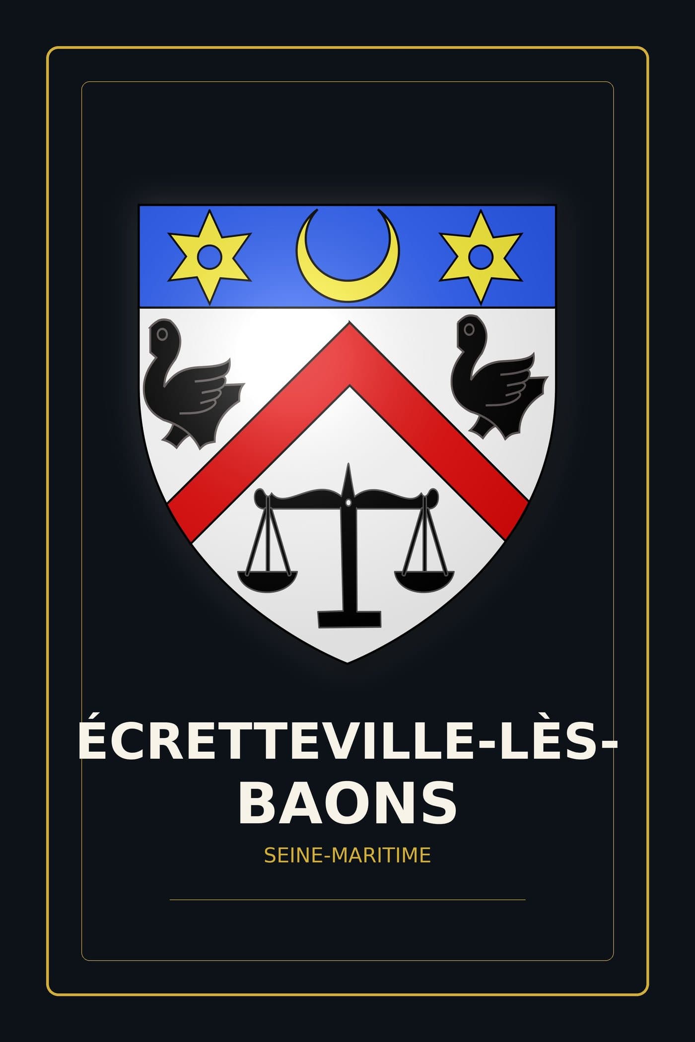 Blason d'Écretteville-lès-Baons
