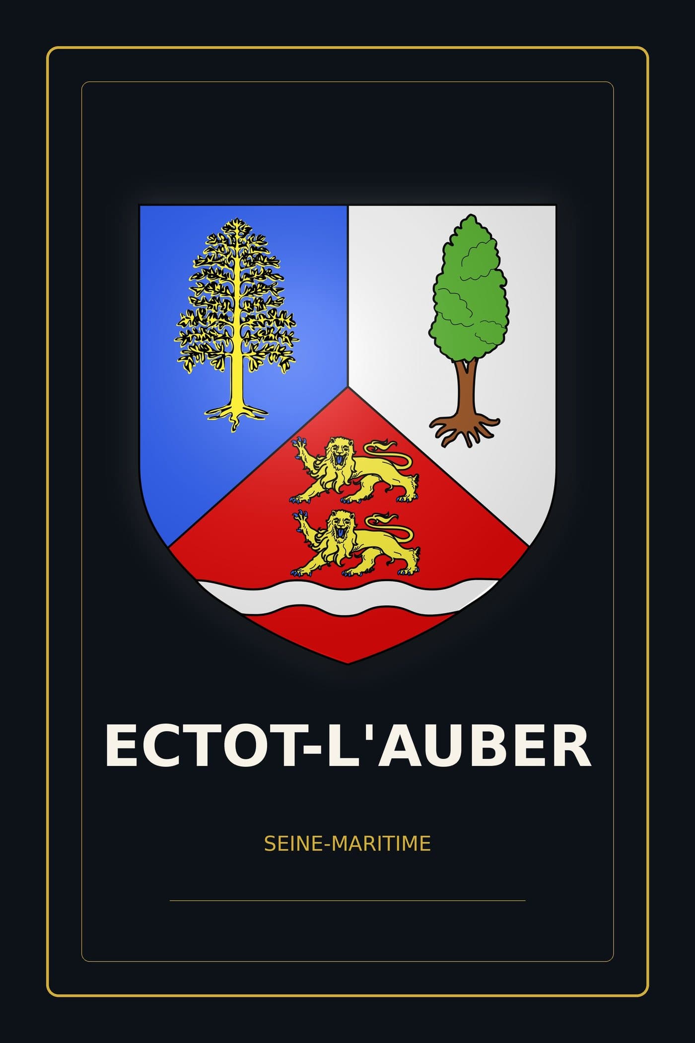 Blason d'Ectot-l'Auber