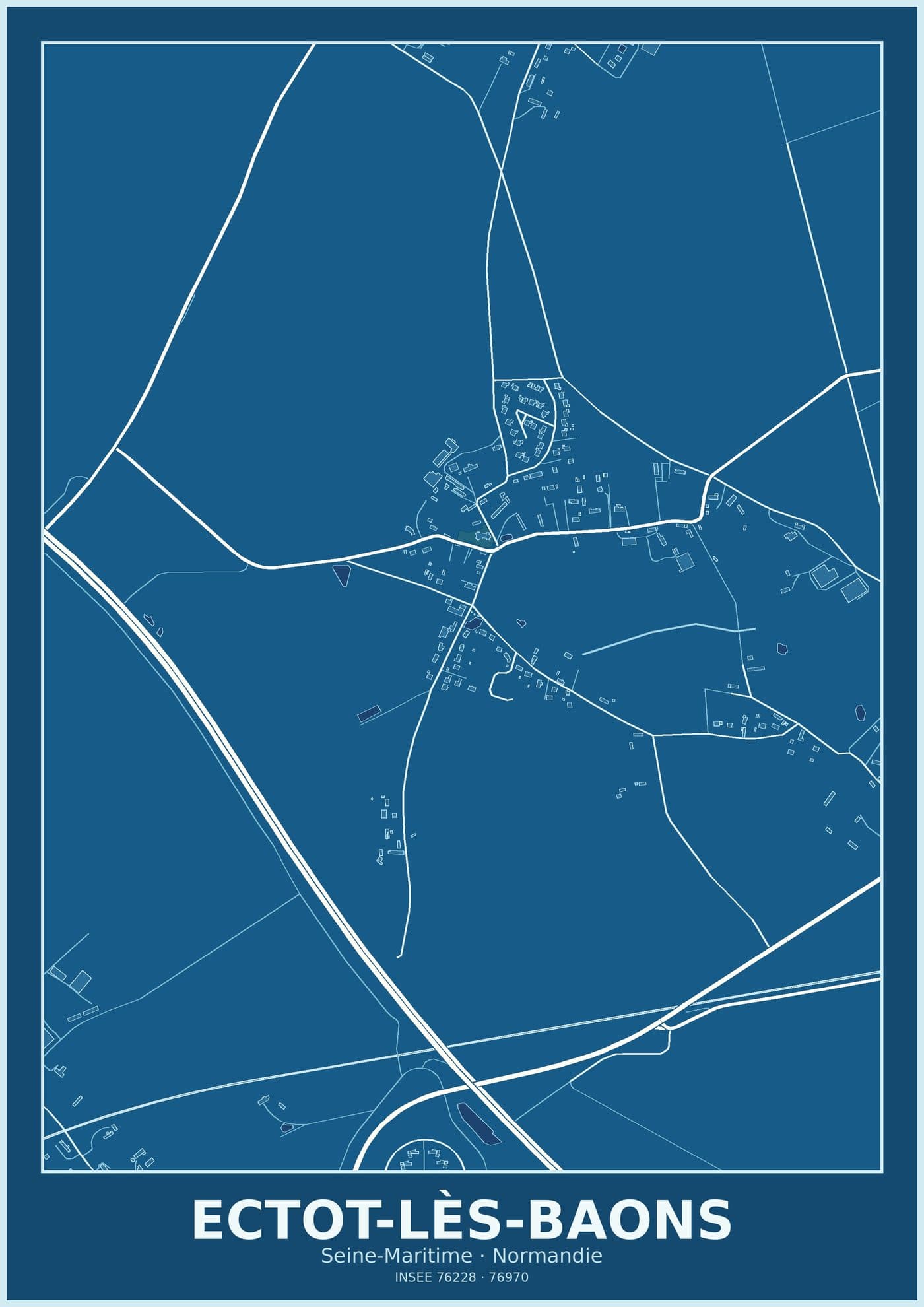 Plan d'Ectot-lès-Baons