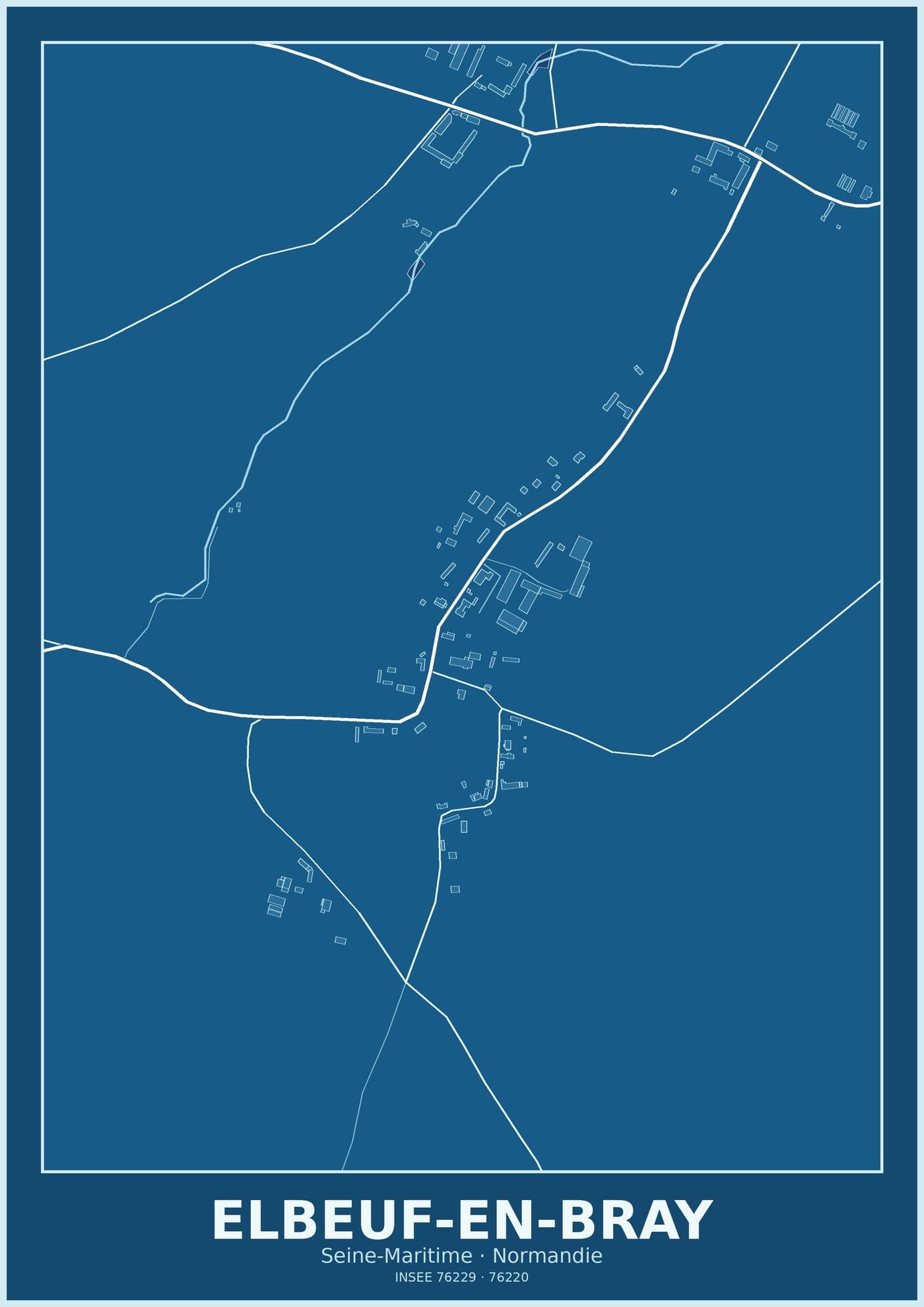 Plan d'Elbeuf-en-Bray
