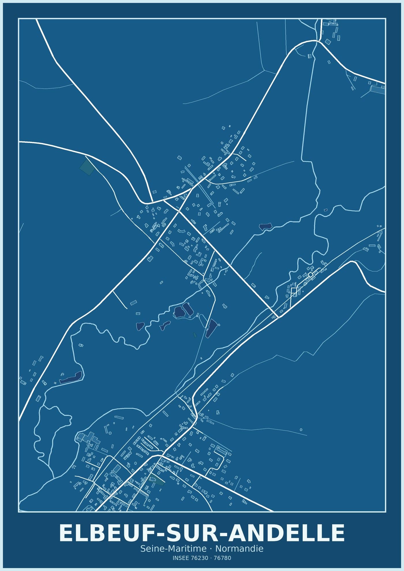Plan d'Elbeuf-sur-Andelle