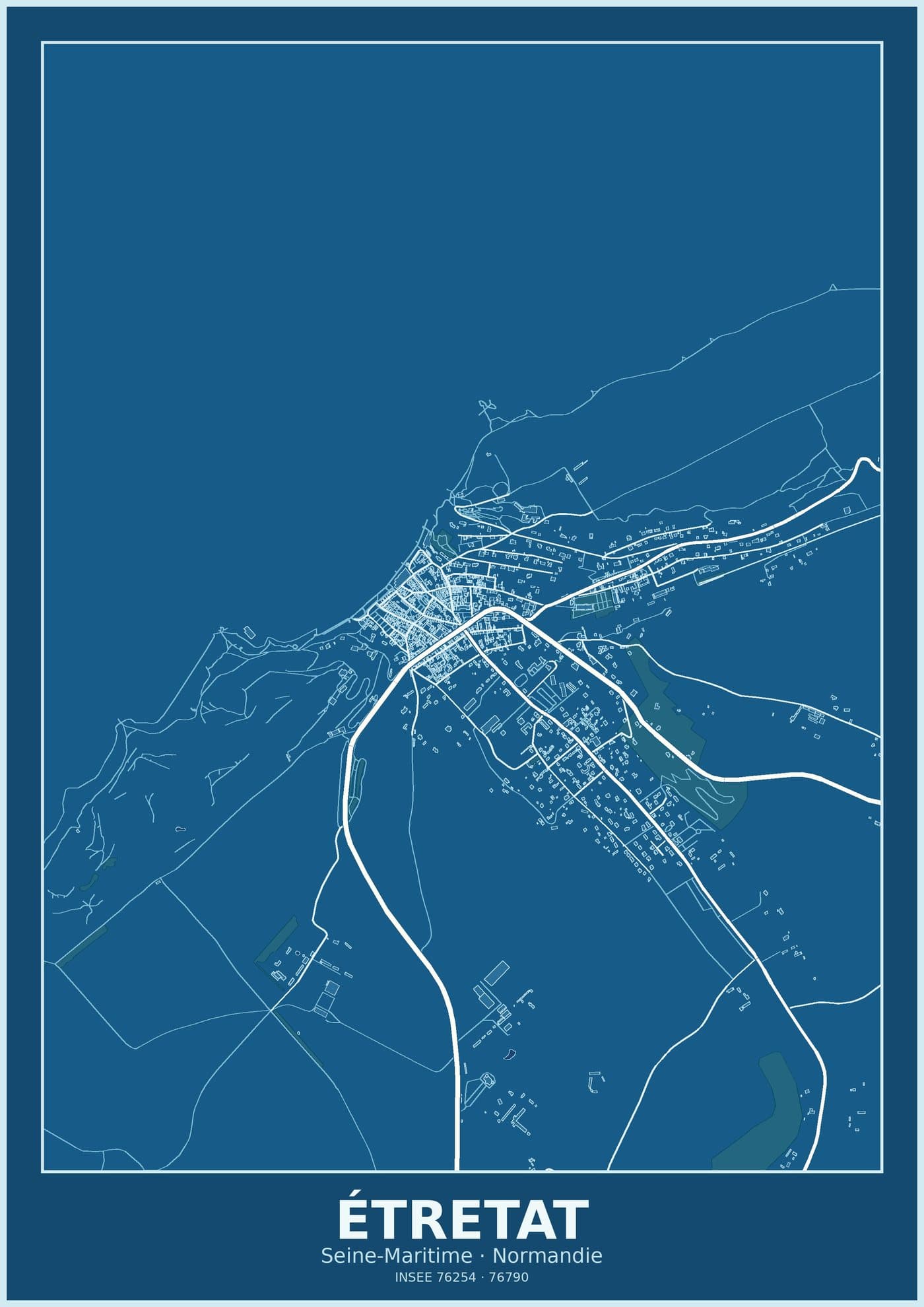Plan d'Étretat