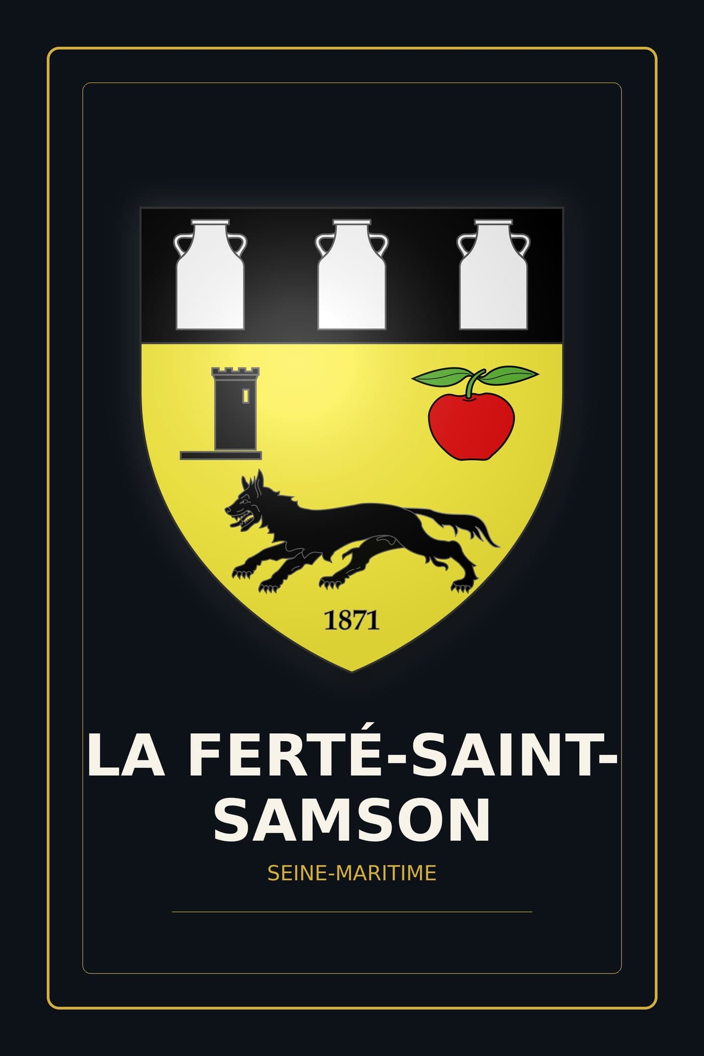 Blason de La Ferté-Saint-Samson