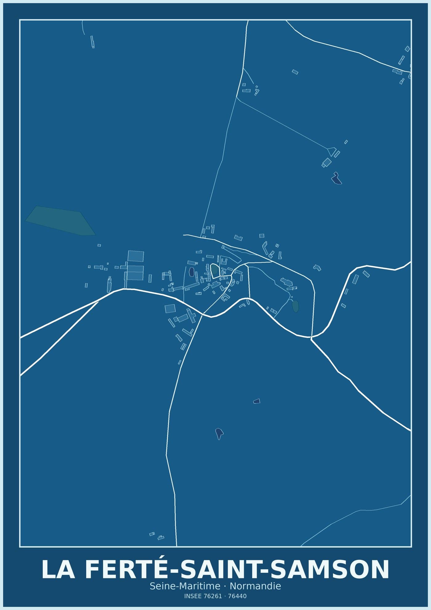 Plan de La Ferté-Saint-Samson