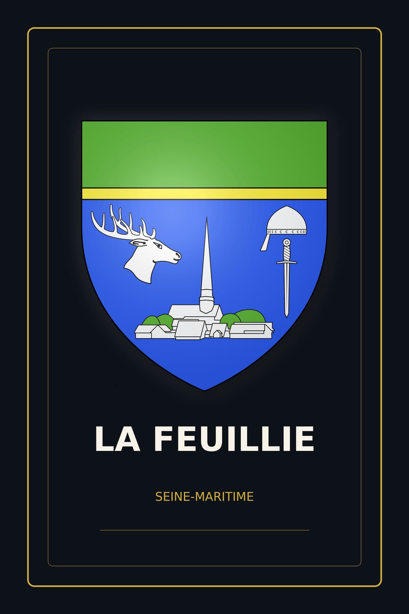 Blason de La Feuillie