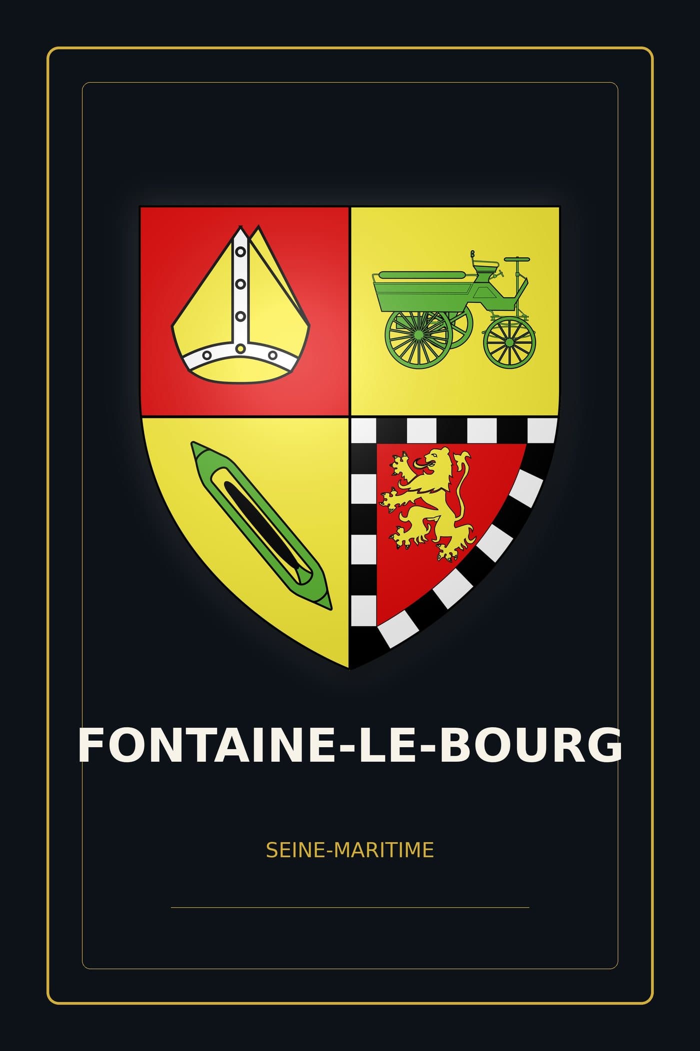 Blason de Fontaine-le-Bourg