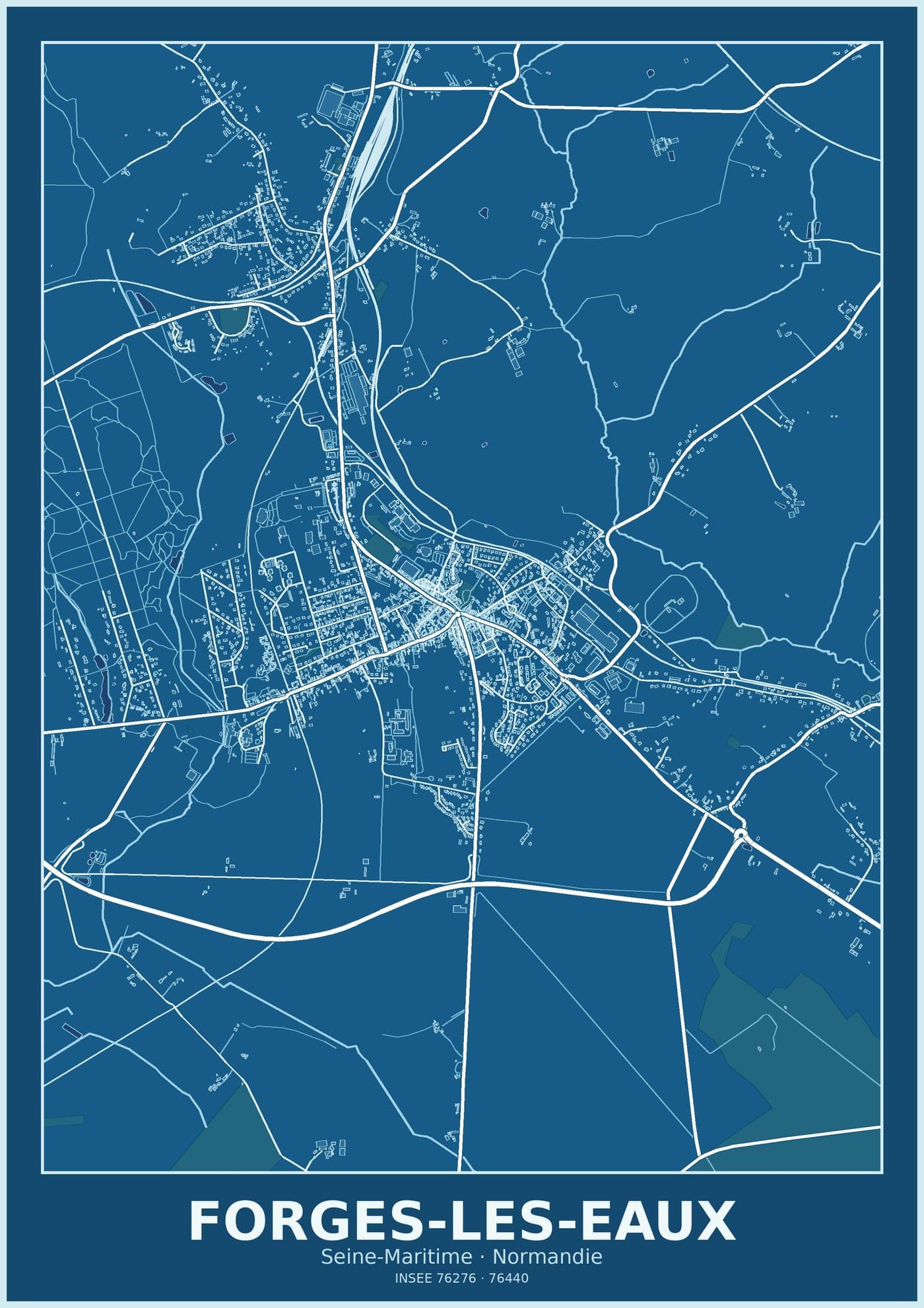 Plan de Forges-les-Eaux