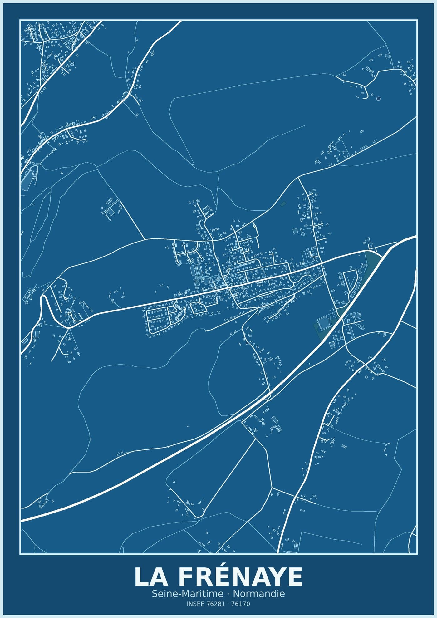 Plan de La Frénaye