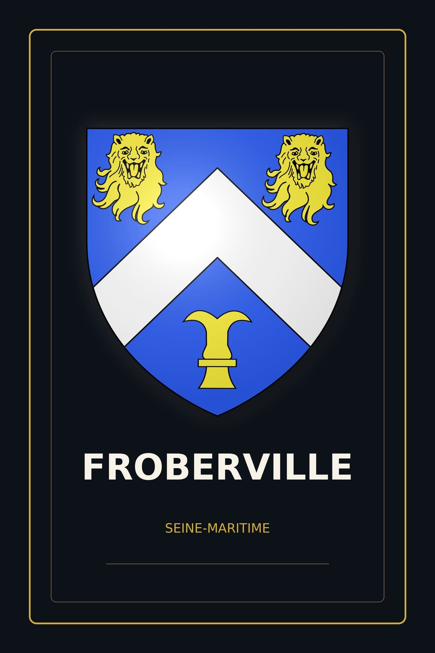 Blason de Froberville