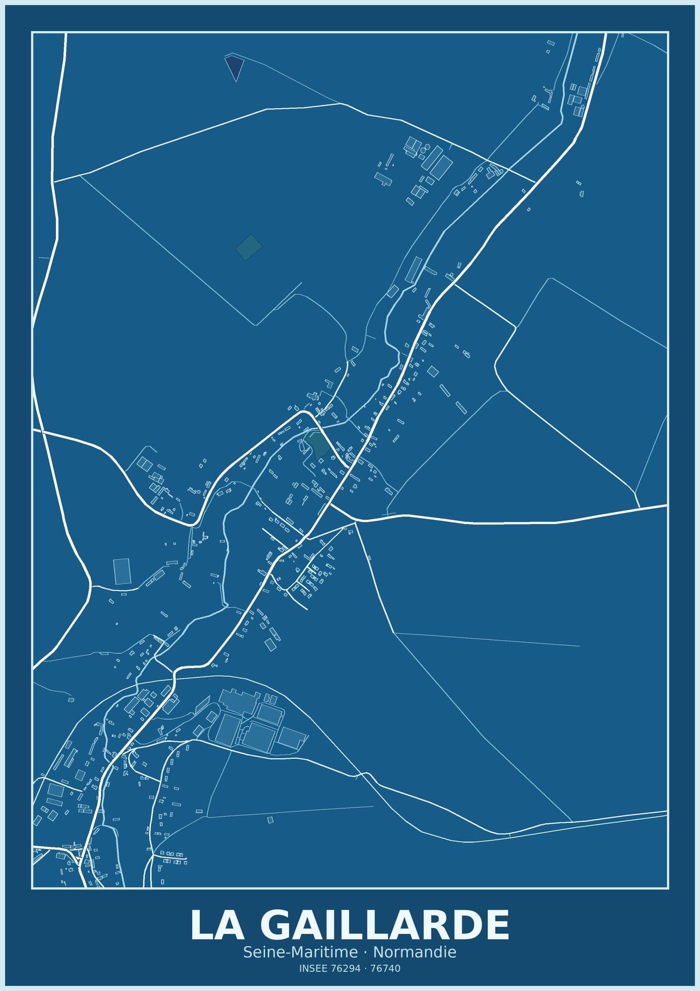 Plan de La Gaillarde