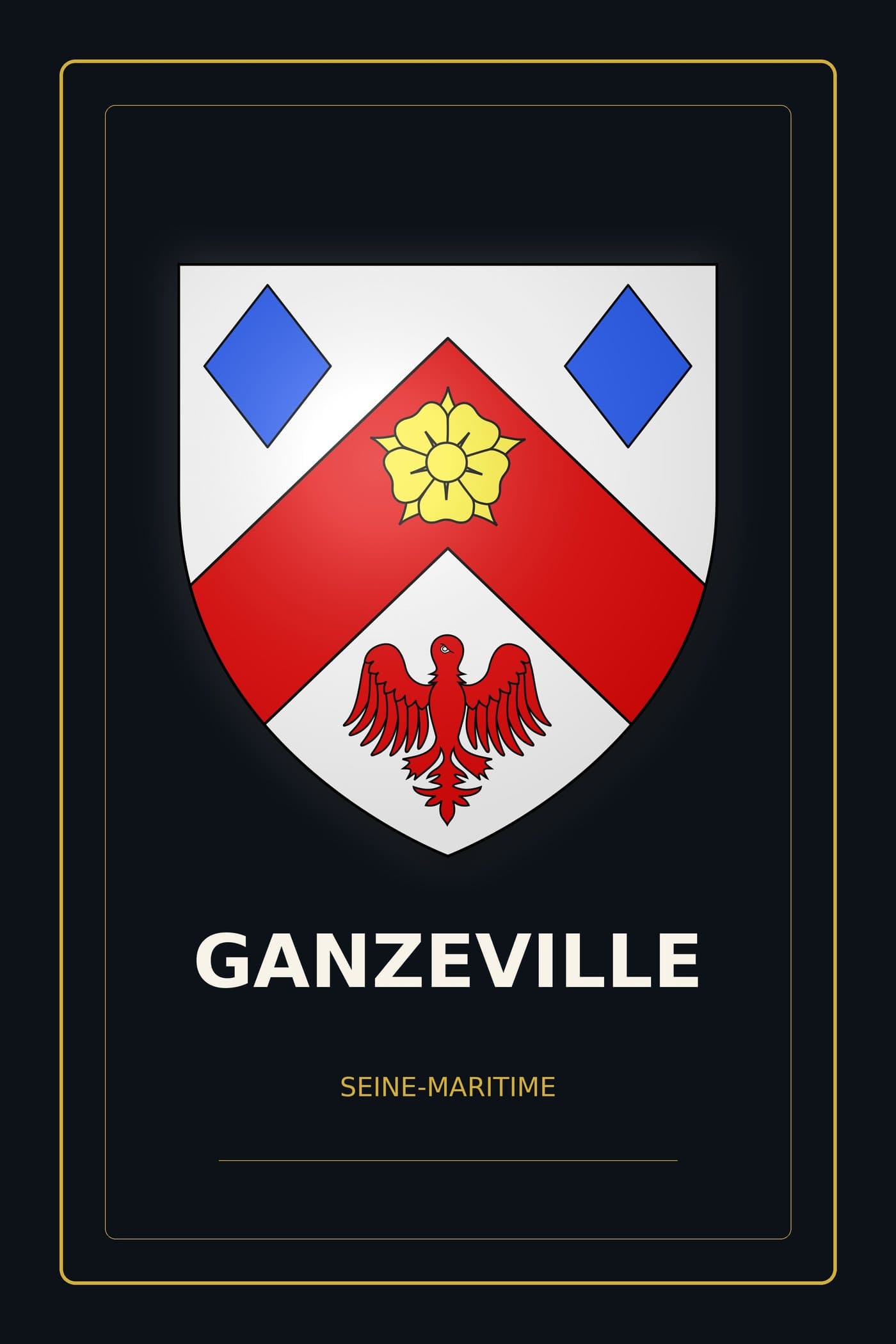 Blason de Ganzeville