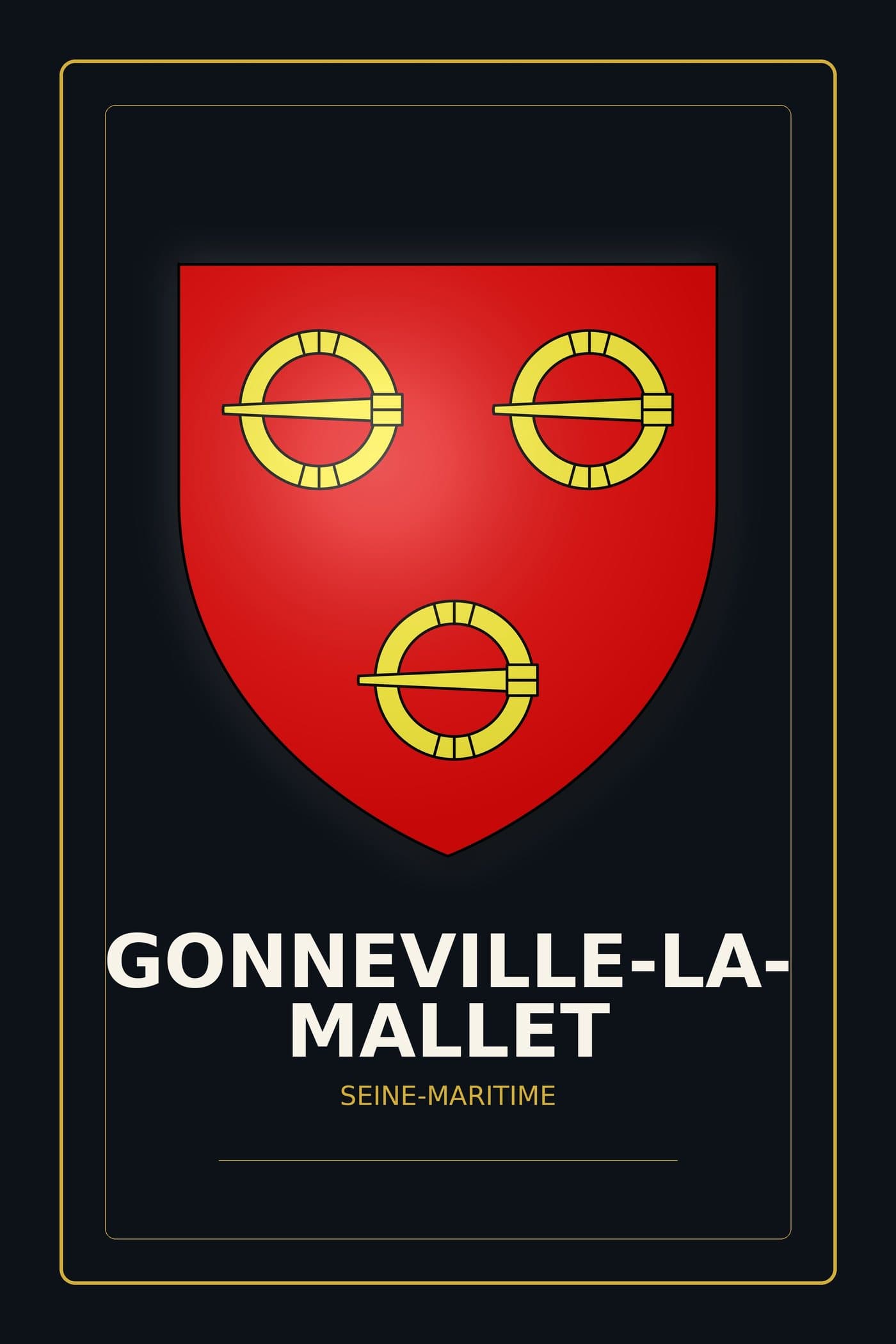 Blason de Gonneville-la-Mallet