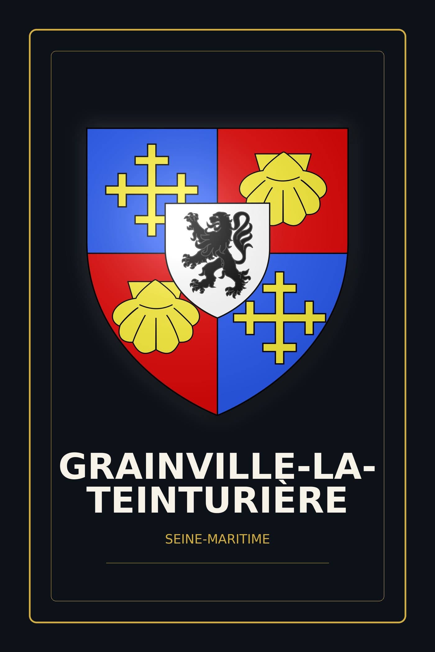 Blason de Grainville-la-Teinturière