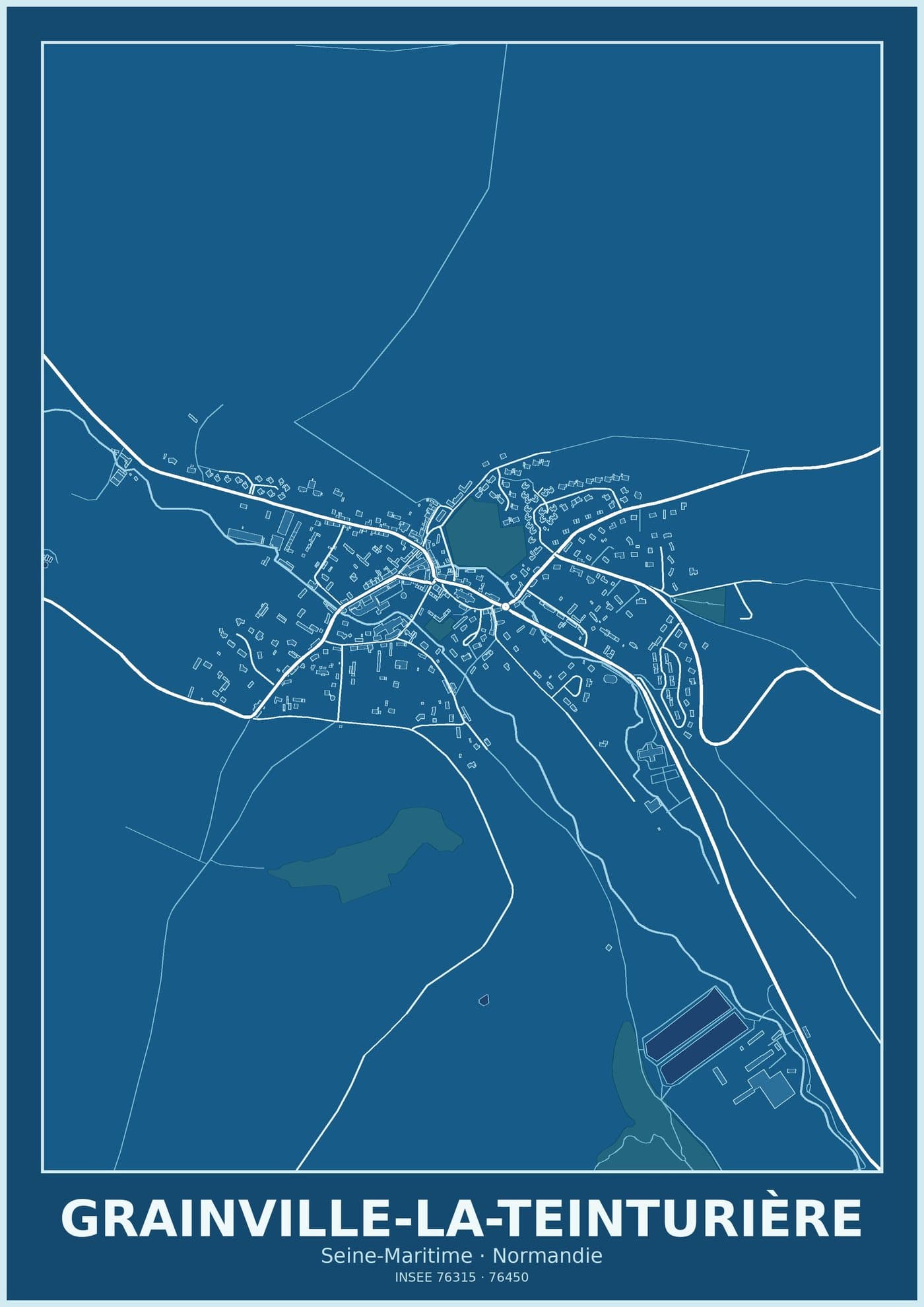 Plan de Grainville-la-Teinturière