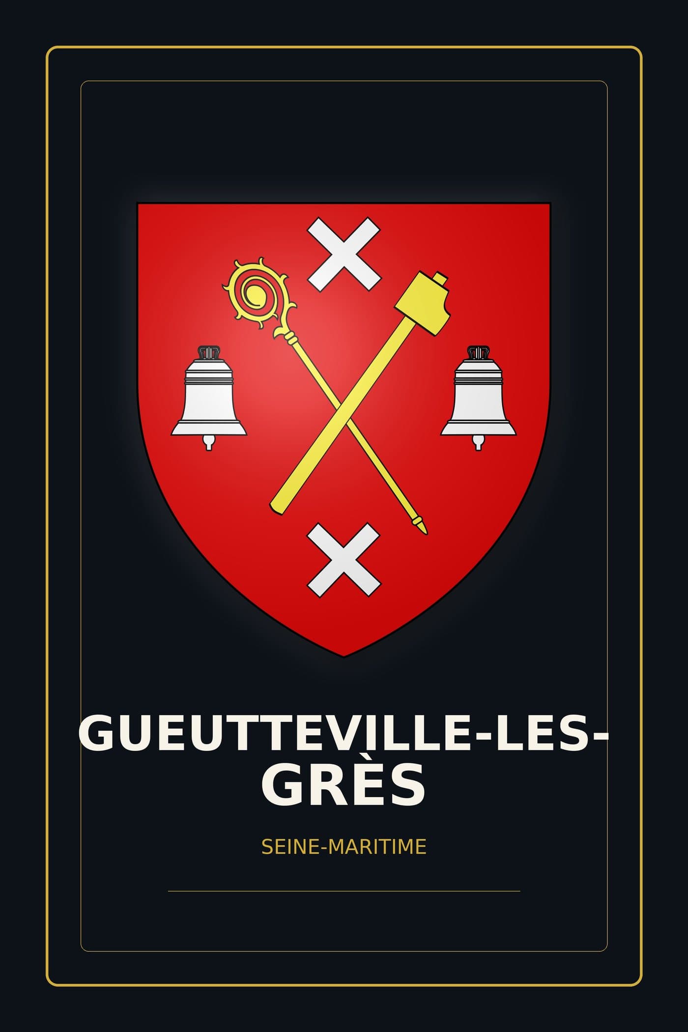 Blason de Gueutteville-les-Grès