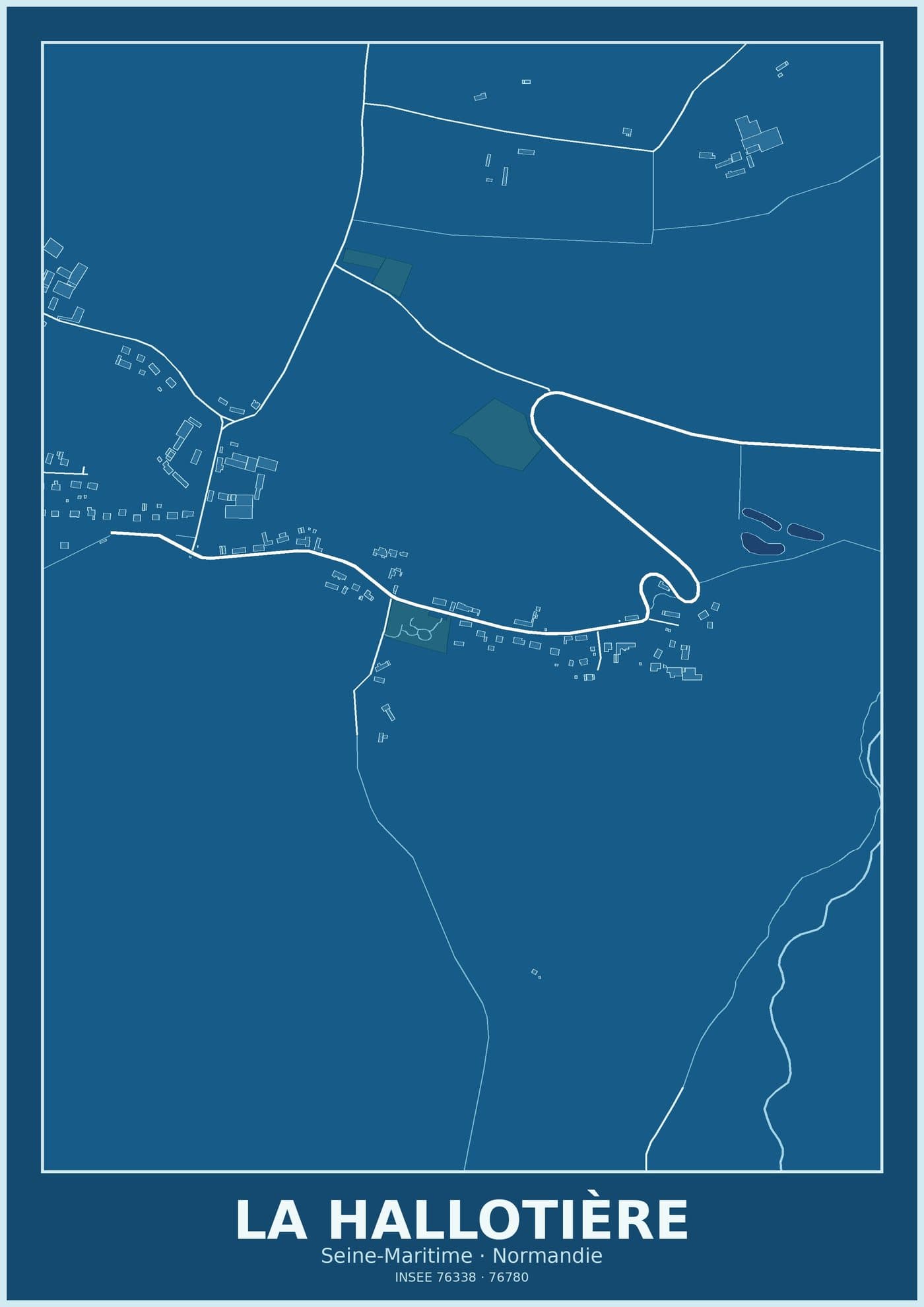 Plan de La Hallotière
