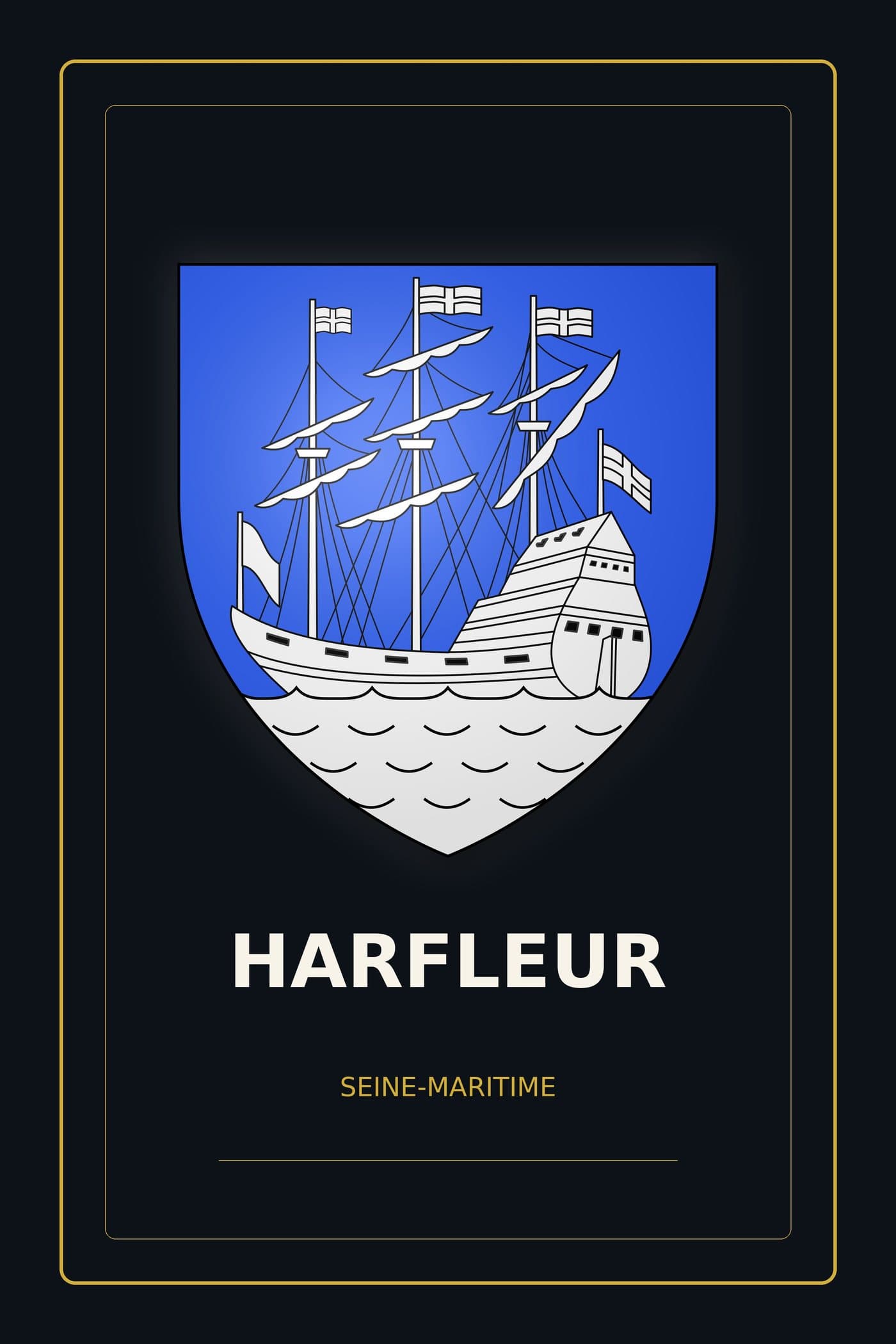 Blason d'Harfleur