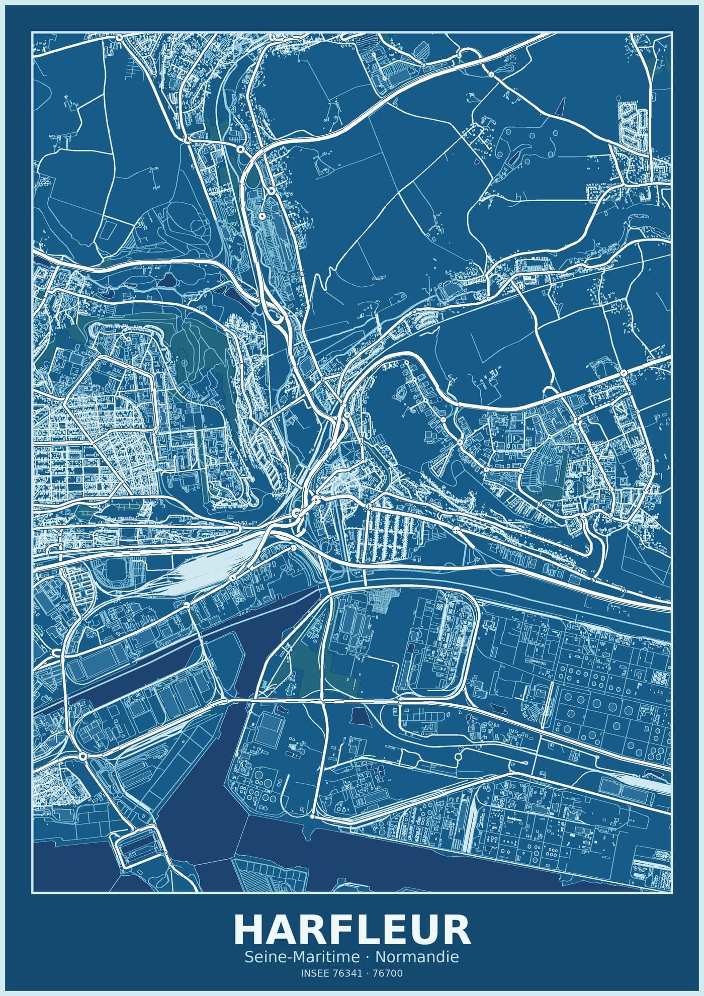 Plan d'Harfleur