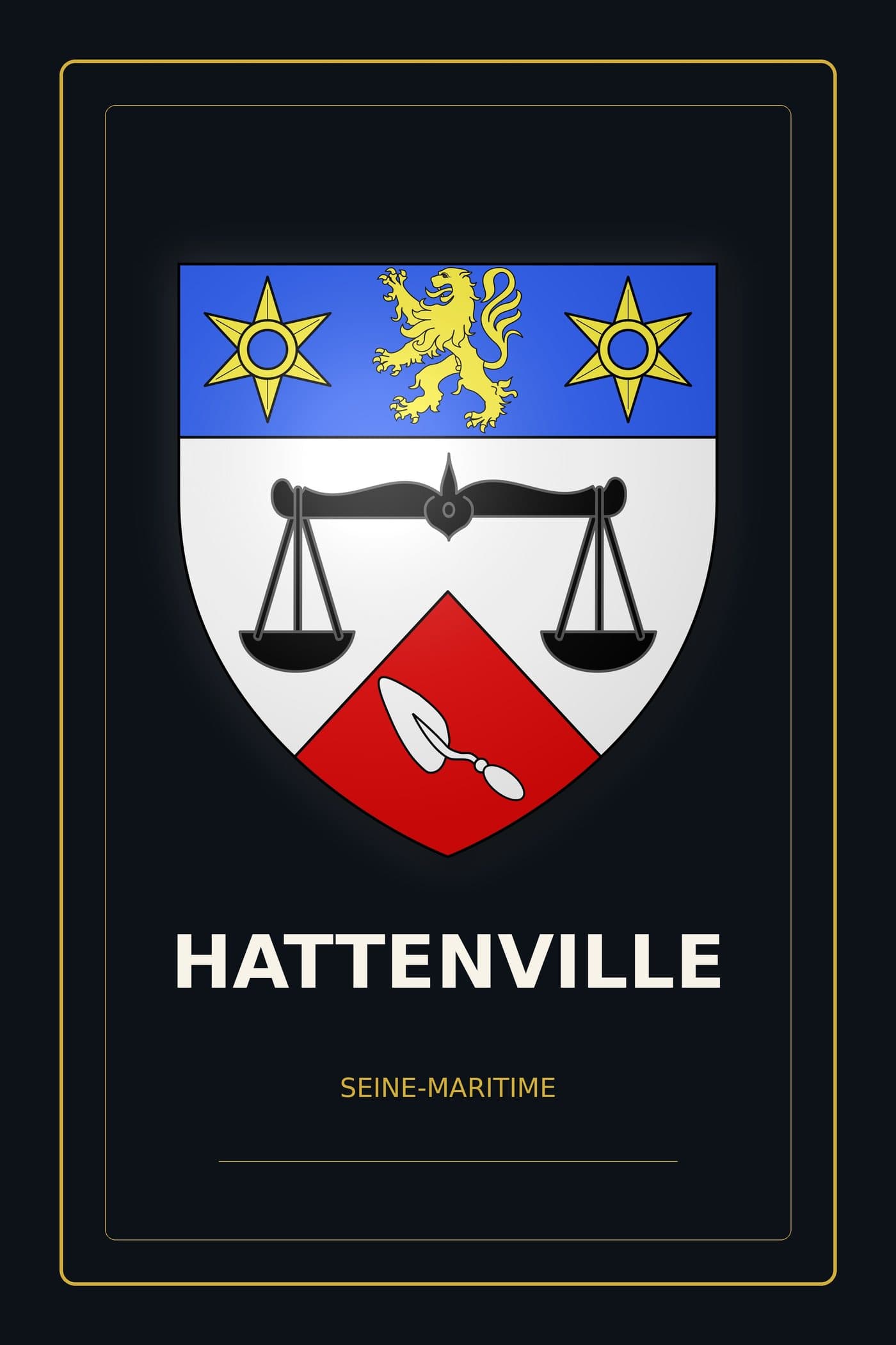 Blason d'Hattenville