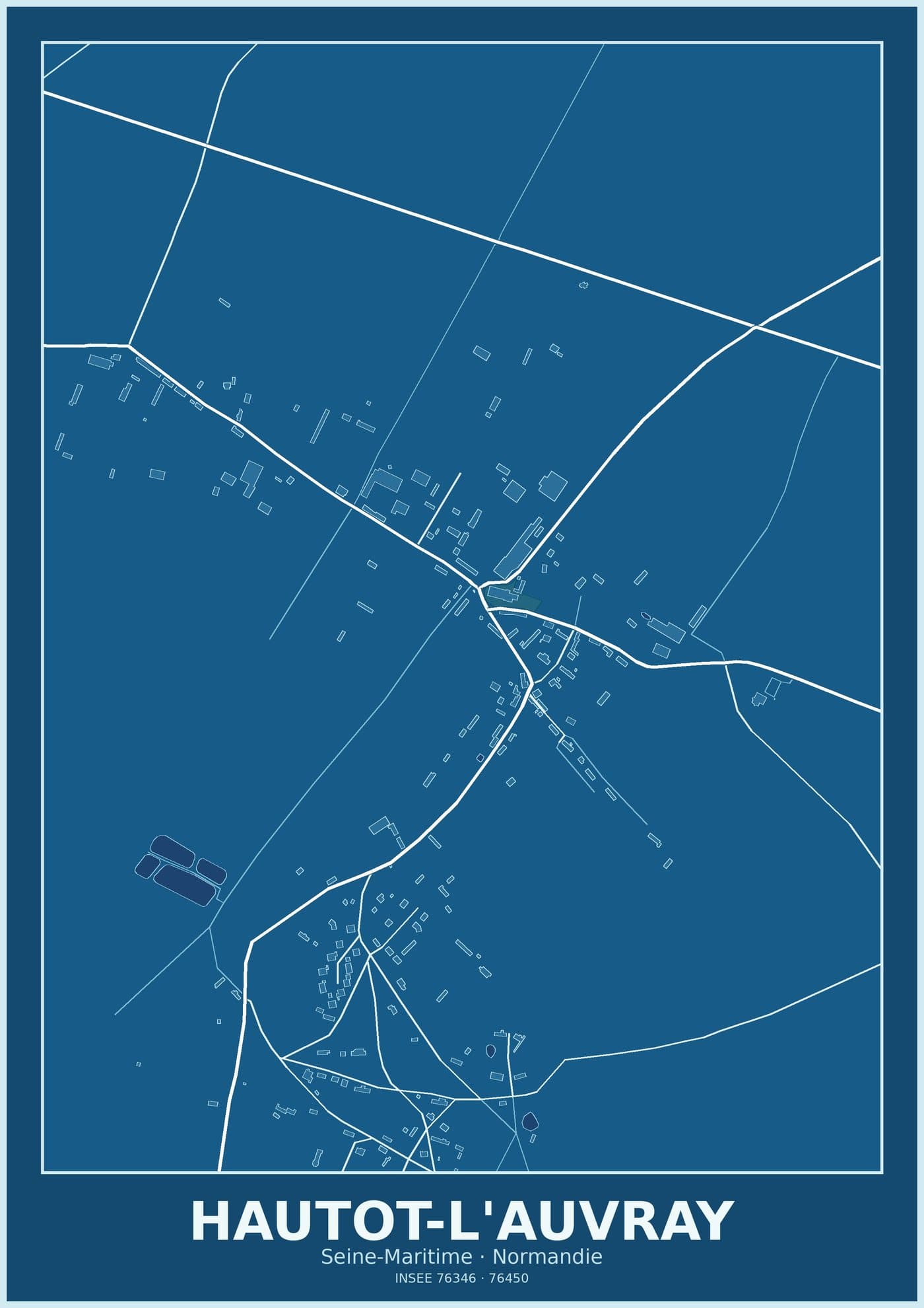 Plan d'Hautot-l'Auvray