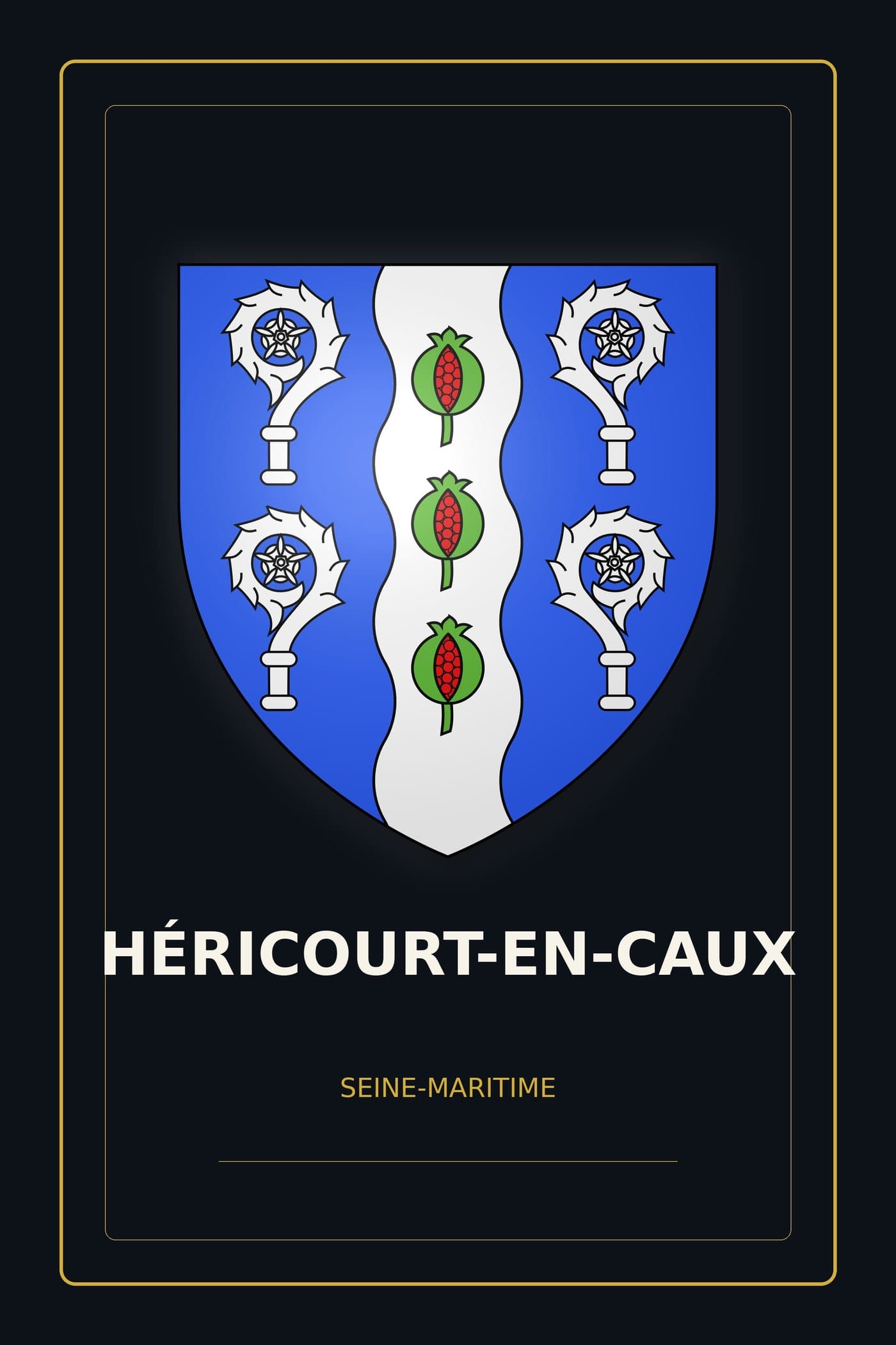 Blason d'Héricourt-en-Caux