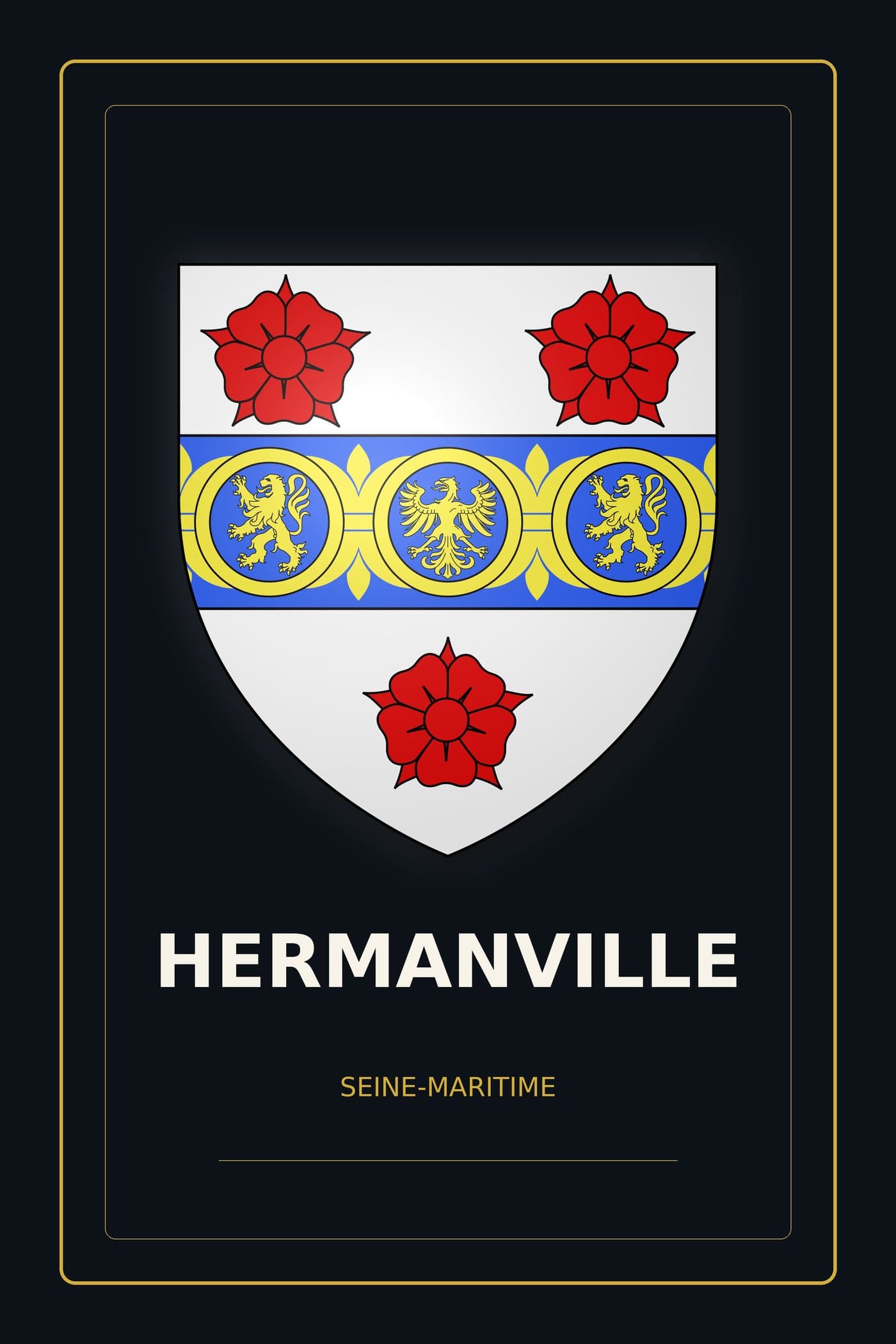 Blason d'Hermanville