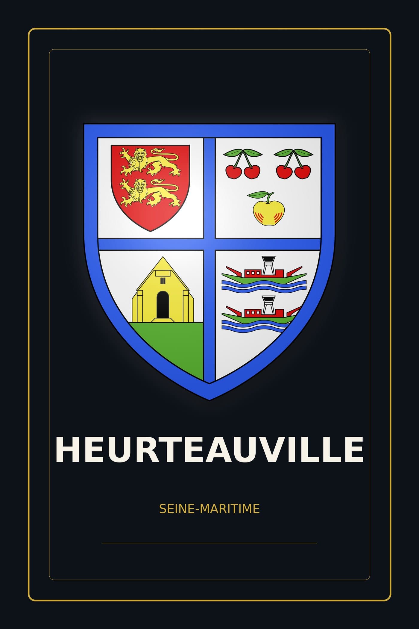 Blason d'Heurteauville