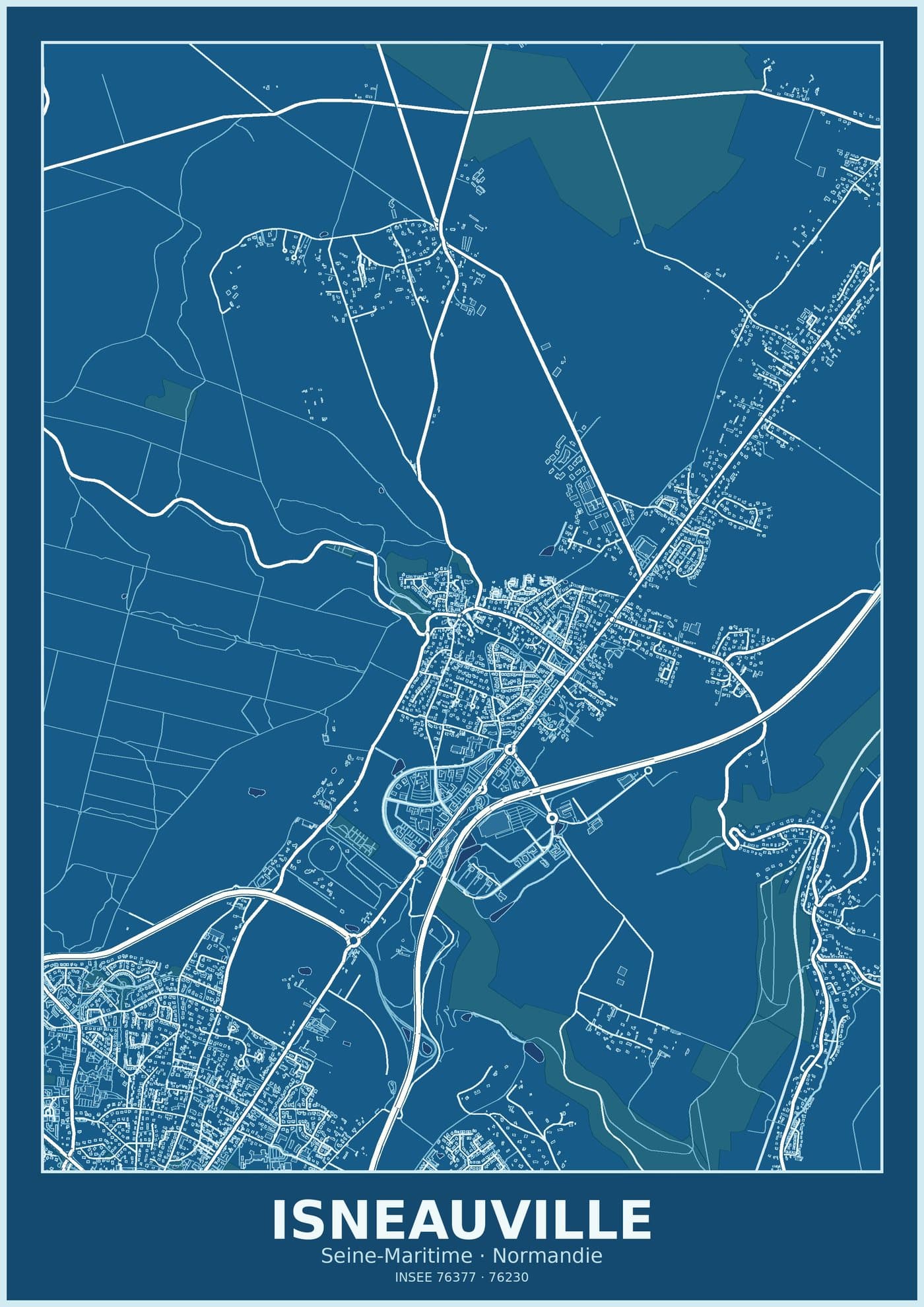 Plan d'Isneauville