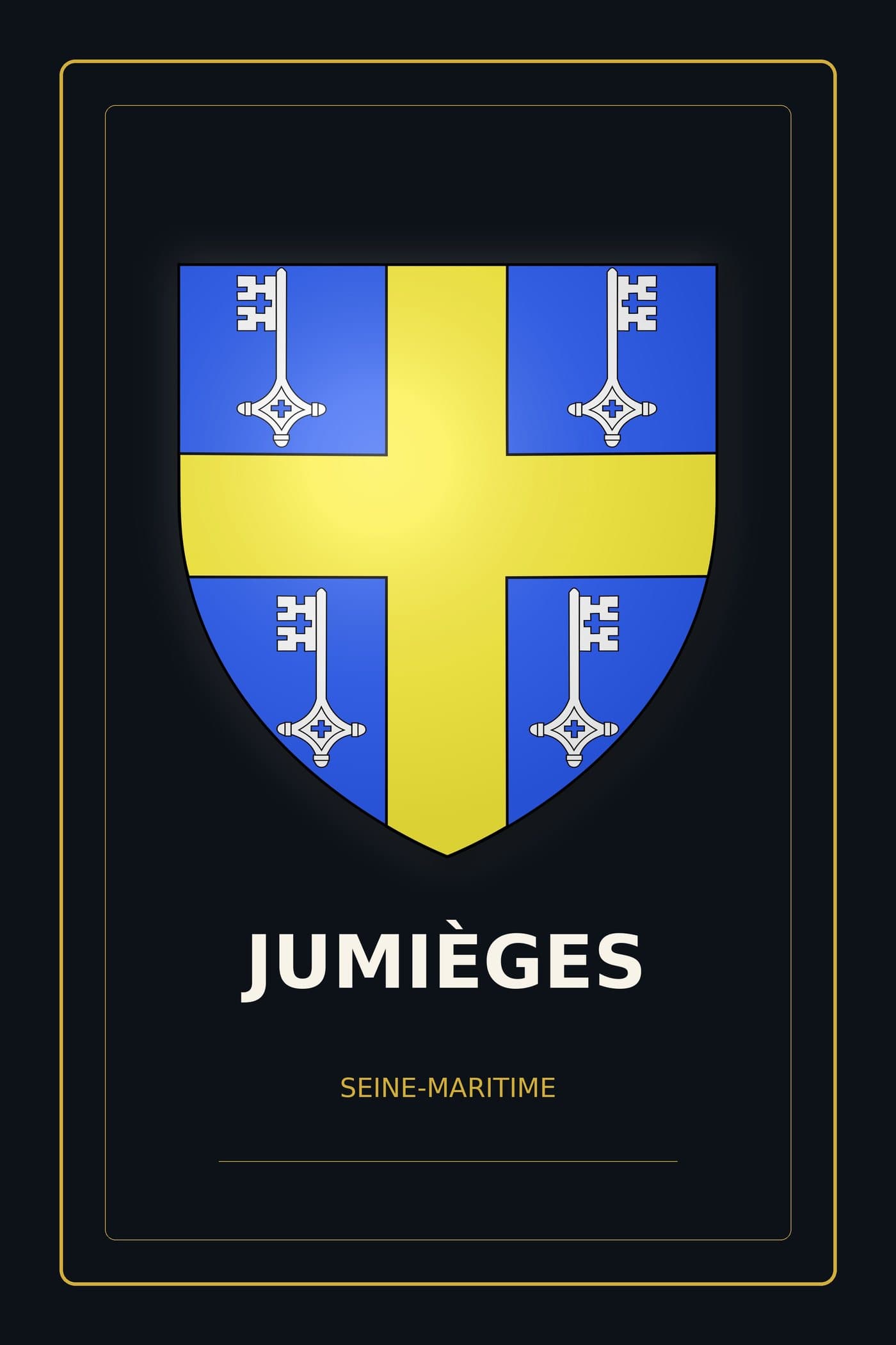 Blason de Jumièges