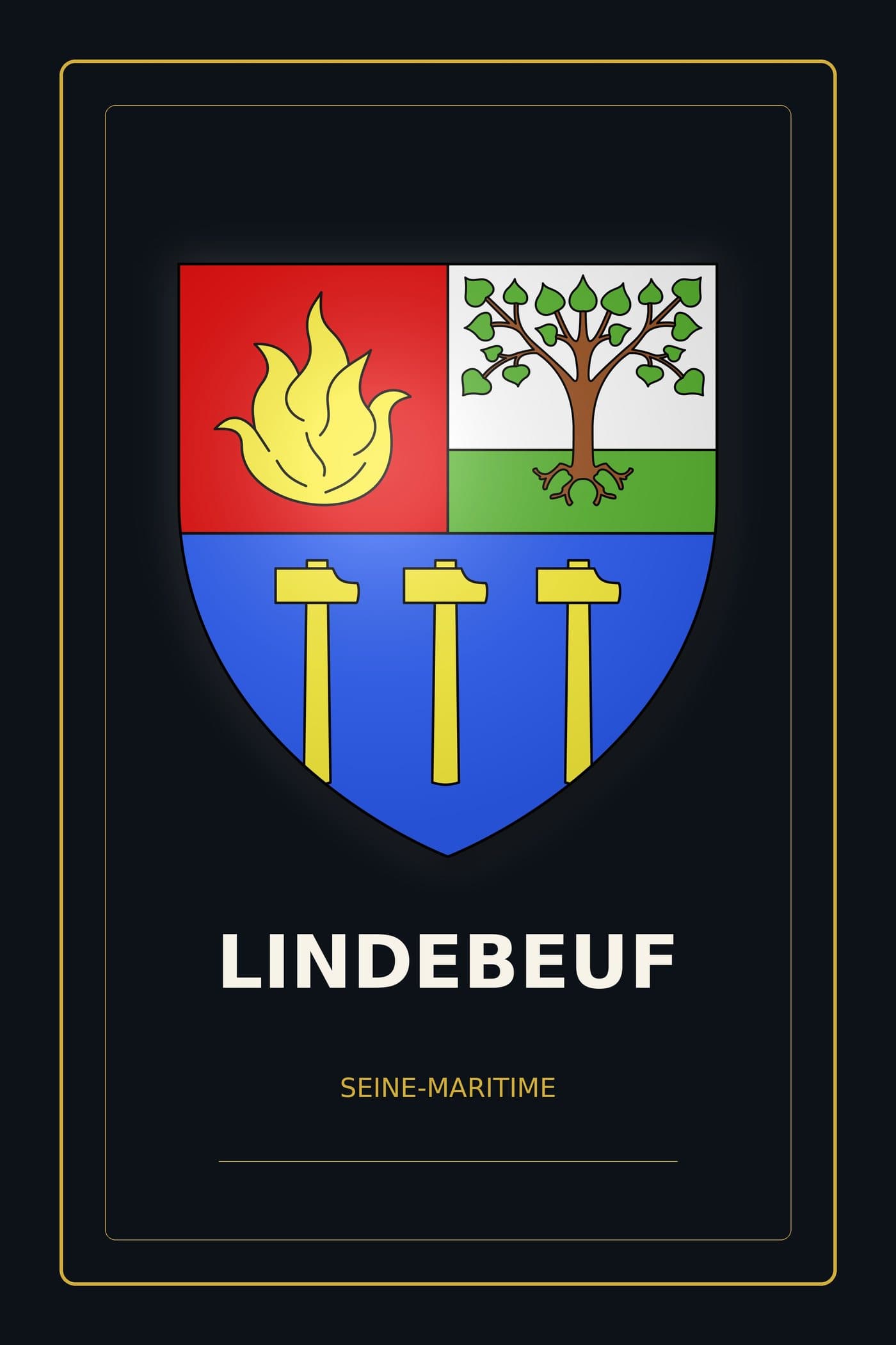 Blason de Lindebeuf