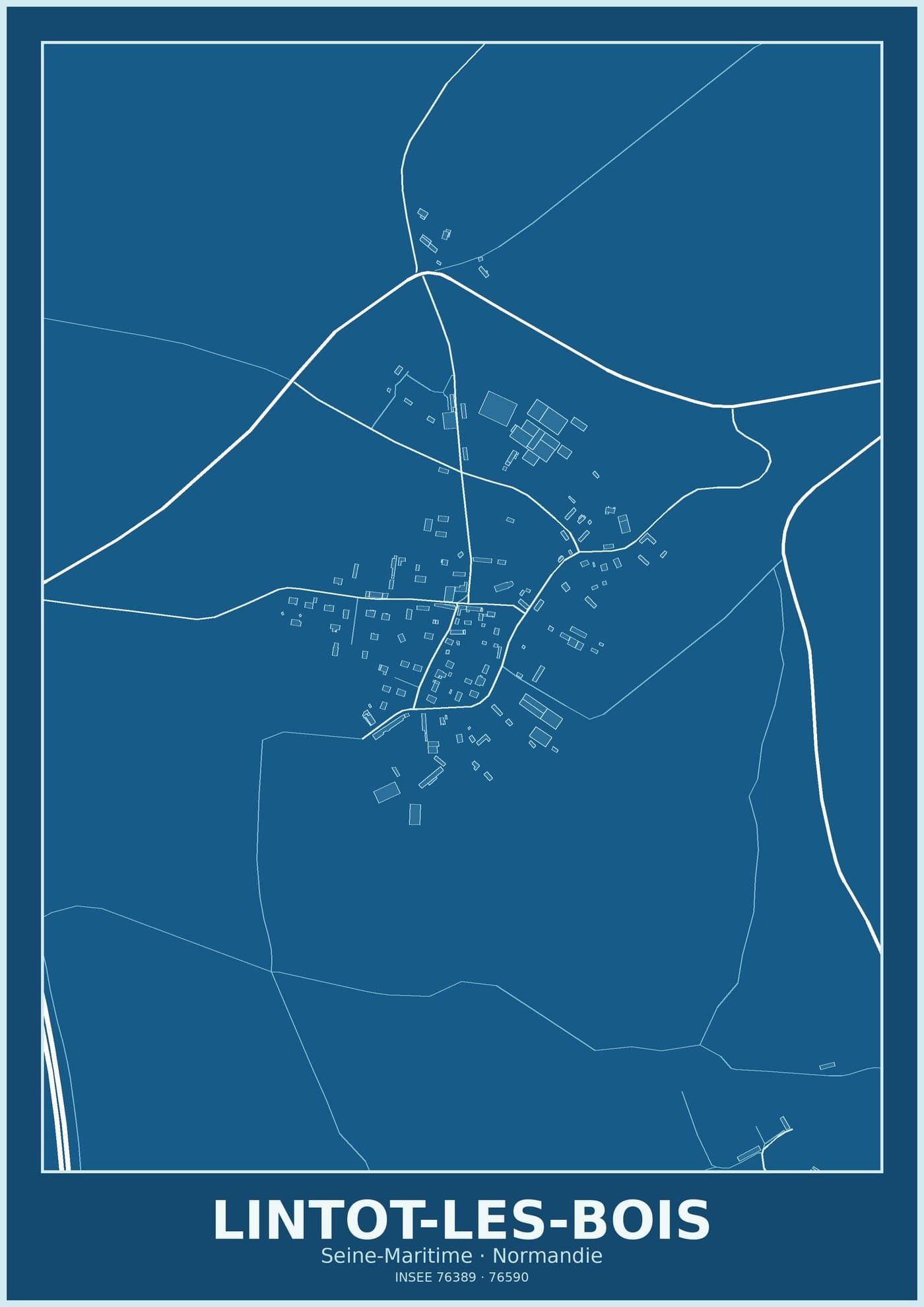 Plan de Lintot-les-Bois