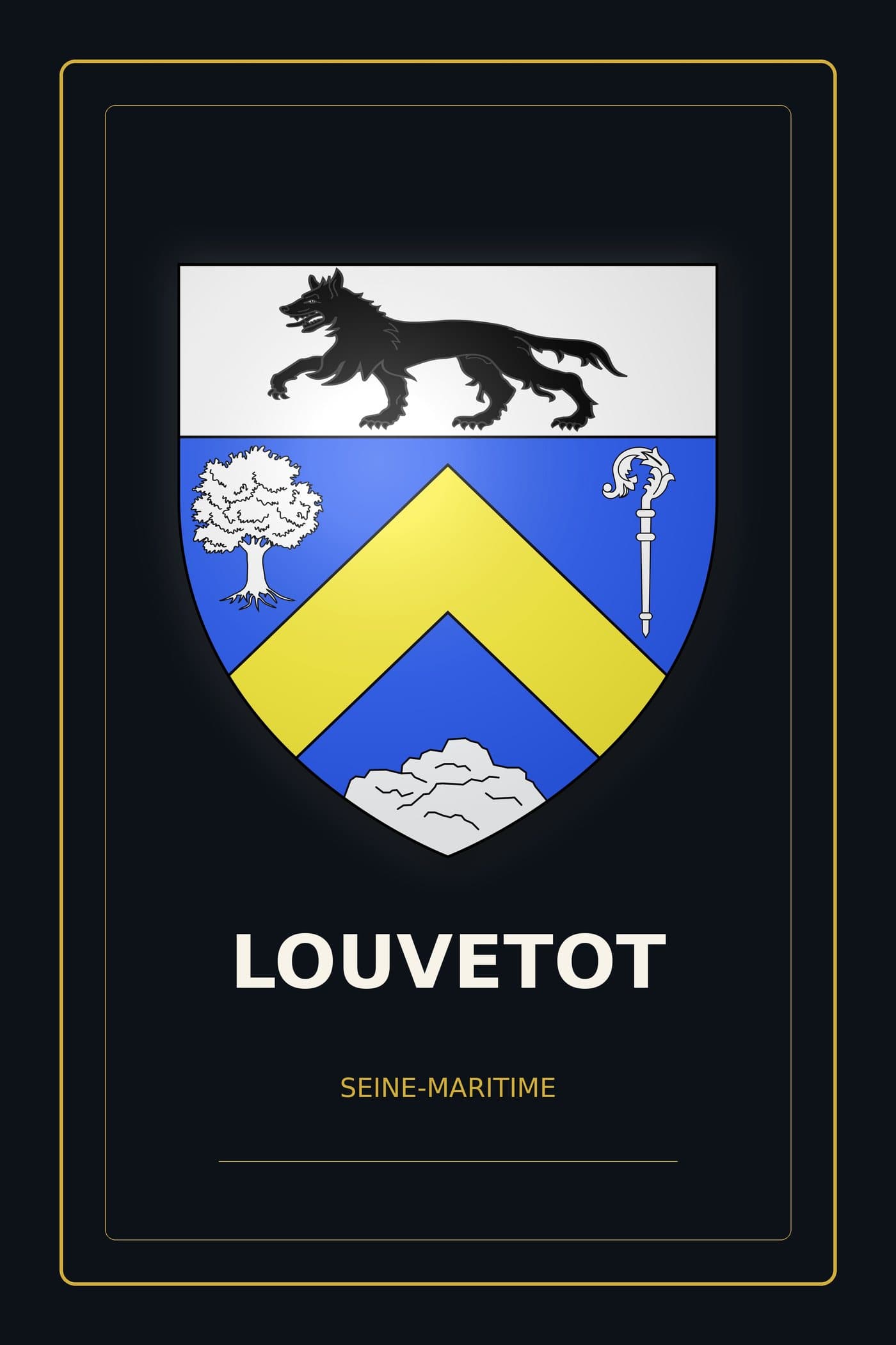 Blason de Louvetot